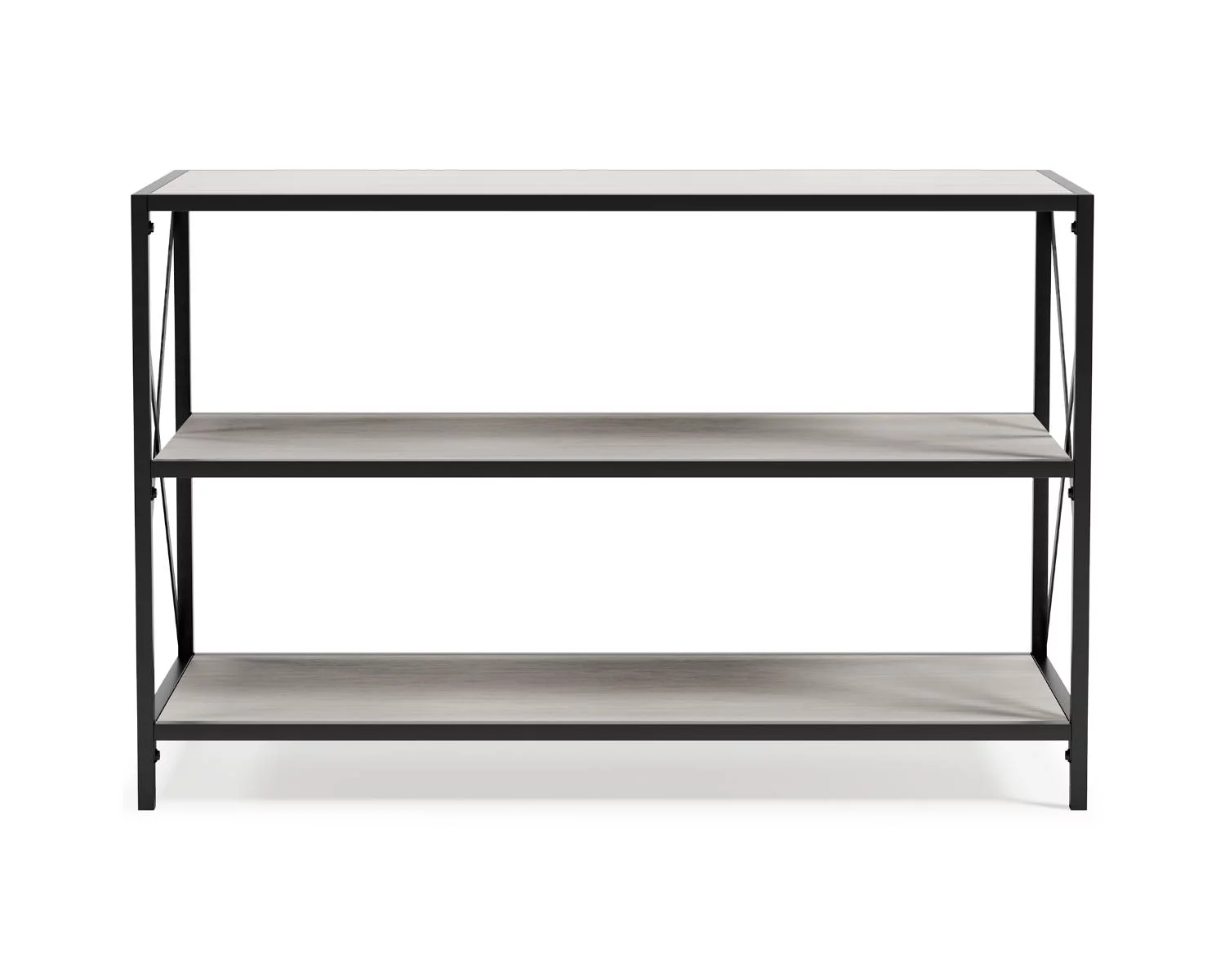 Signature Design by Ashley Casual Bayflynn Bookcase  White/Black