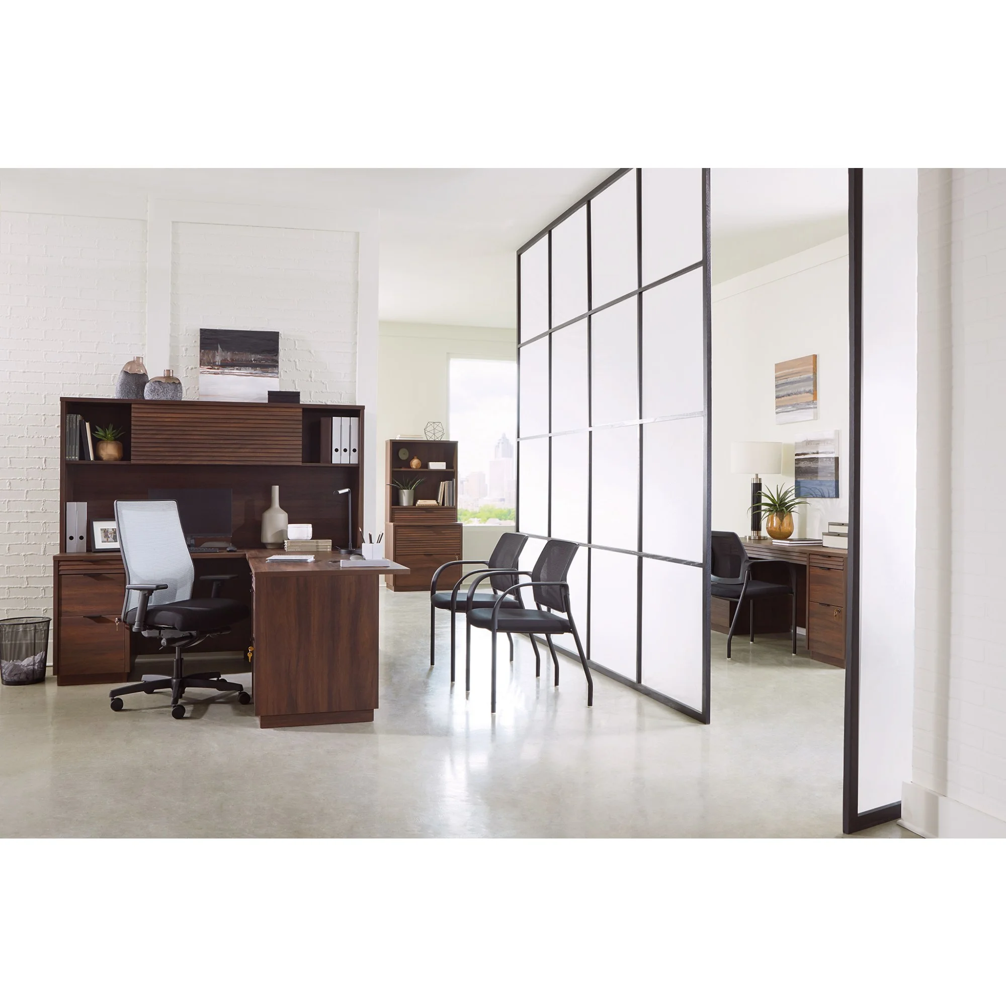 Sauder Palo Alto Engineered Wood Lateral File Cabinet in Spiced Mahogany