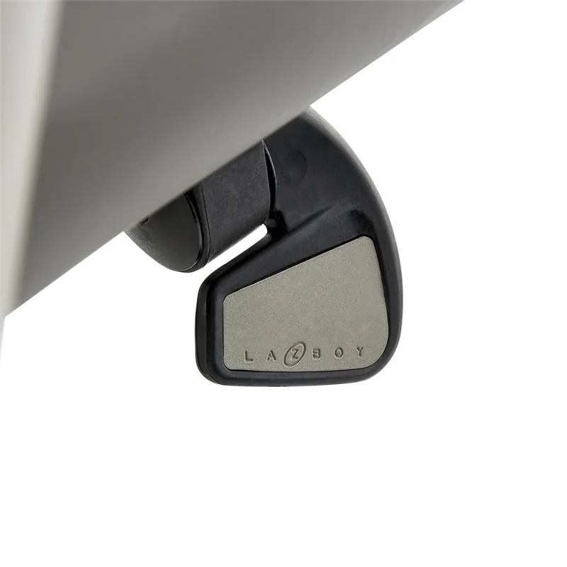 Scranton & Co Modern Faux Leather & Metal Executive Office Chair in Gray