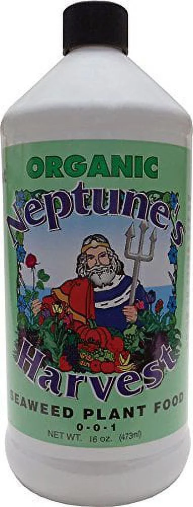Neptune's Organic Harvest Seaweed Plant Food w/ Ascophyllum Nodosum, 16oz