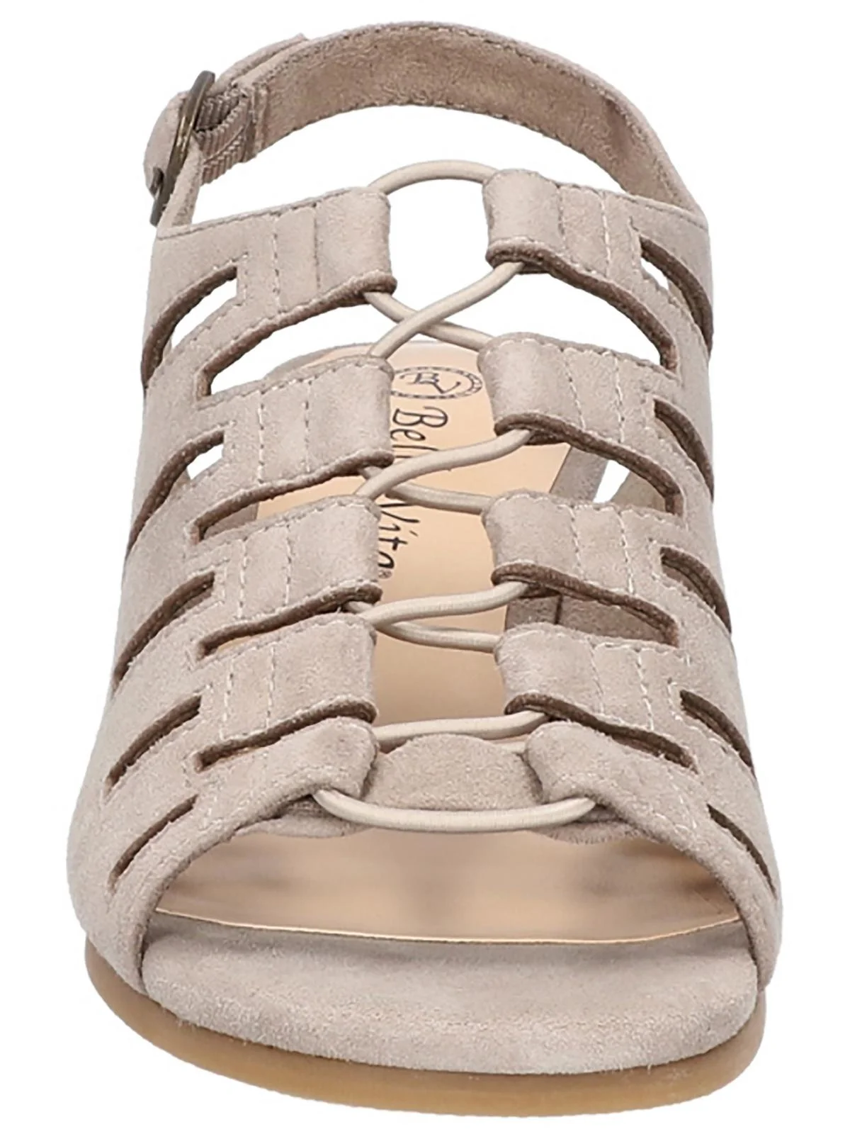 Bella Vita Womens Zamira Suede Ankle Strap Slingback Sandals