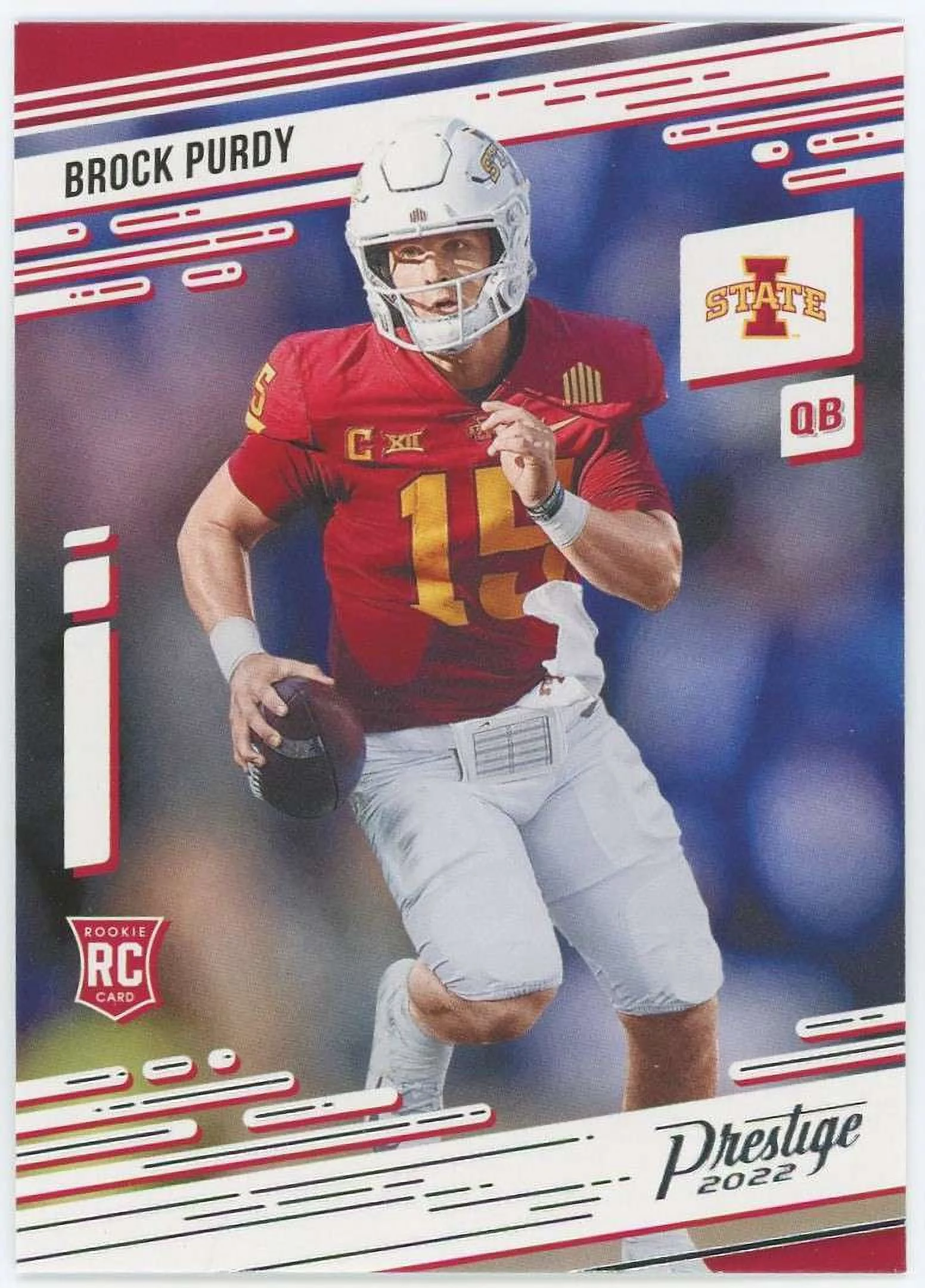 NFL 2022 Panini Chronicles Prestige Draft Picks  Brock Purdy #25 (Rookie)
