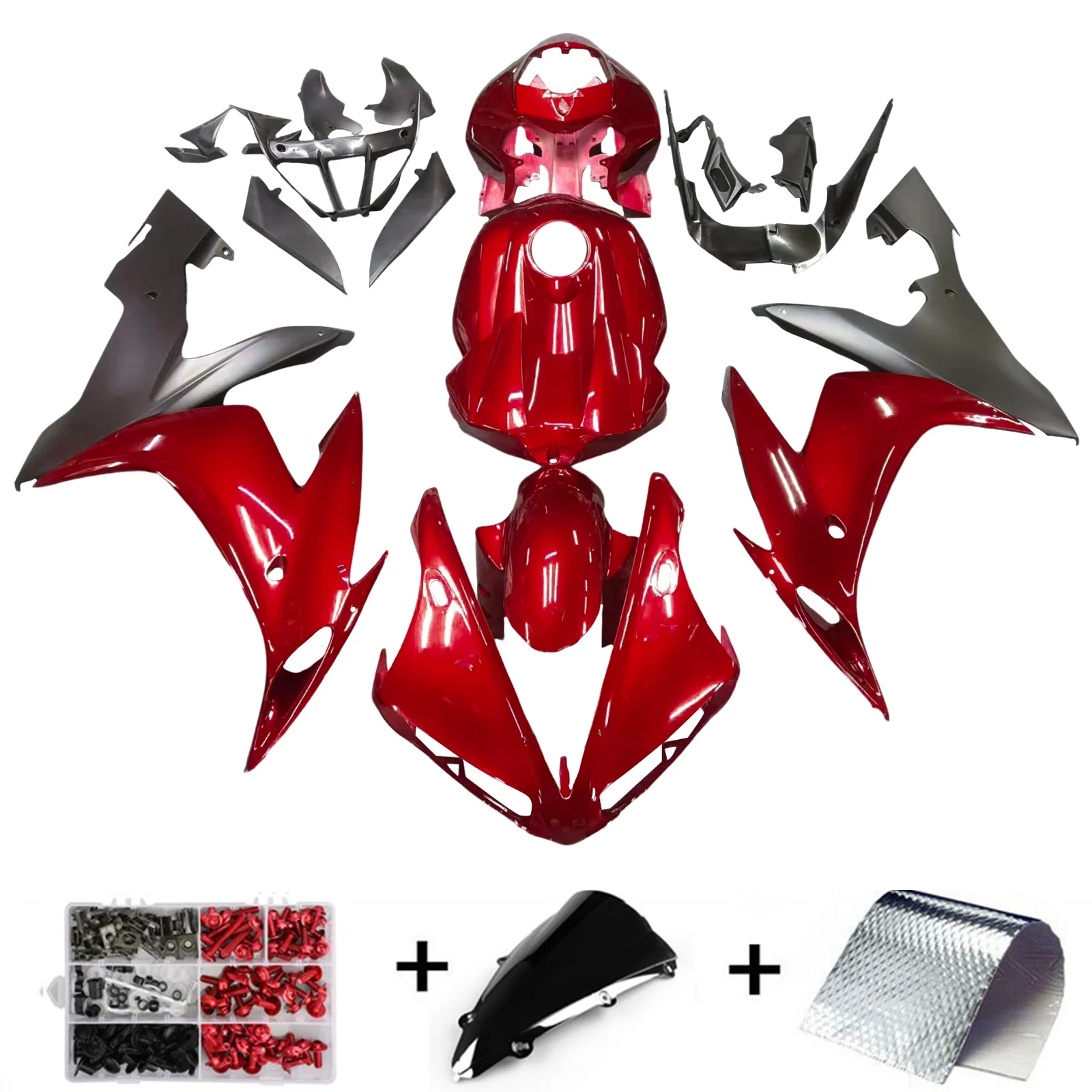 Mad Hornets Injection Molding Fairing Fit for 2004 2005 2006 YAMAHA YZF R1 ABS Plastic