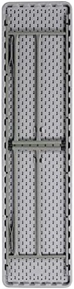 MQLIFEBOOM 6-Foot Black Plastic Folding Training Table