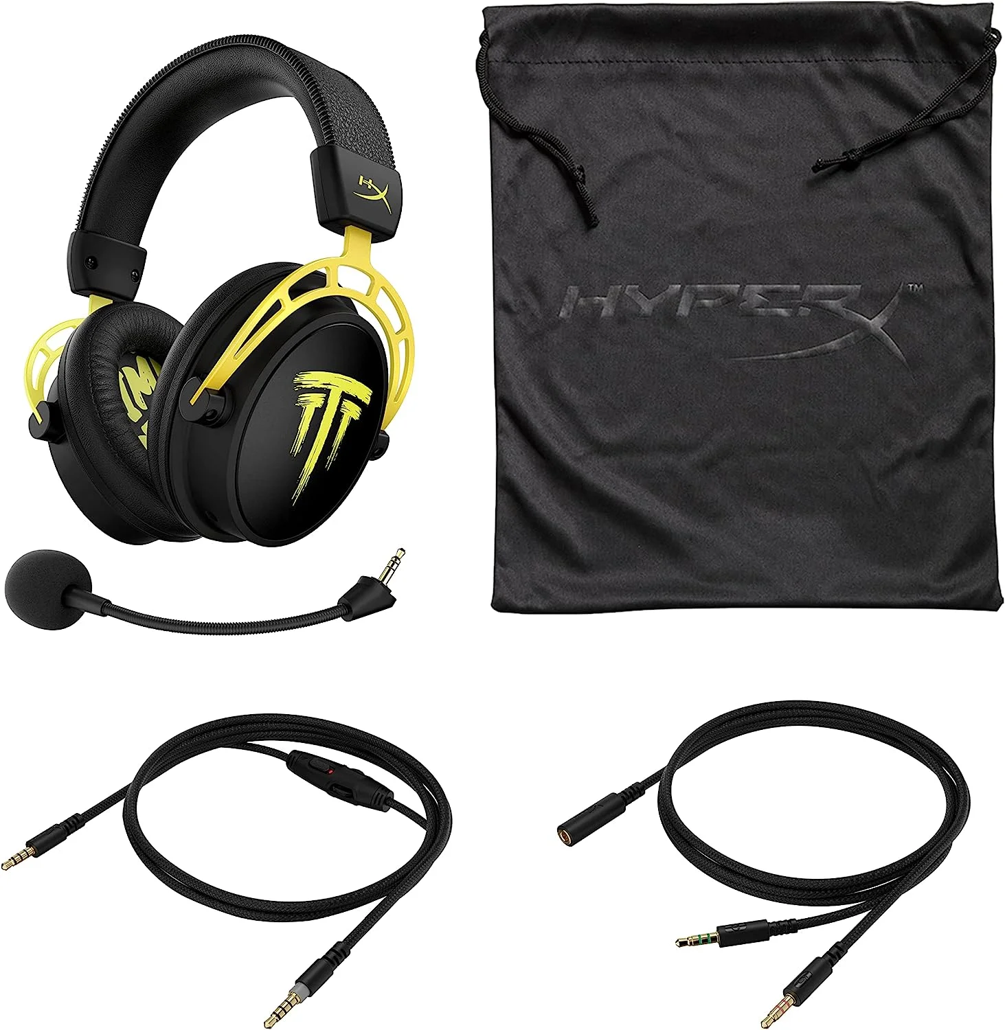 HyperX Cloud Alpha Wired Gaming Headset for PC, Xbox, PS5 - TimTheTatMan Edition