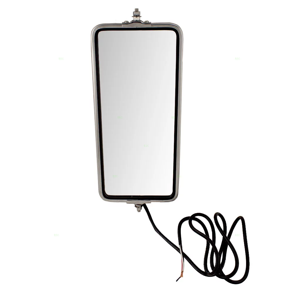 Brock Replacement Universal West Coast Truck Stainless Steel Side Mirror 7