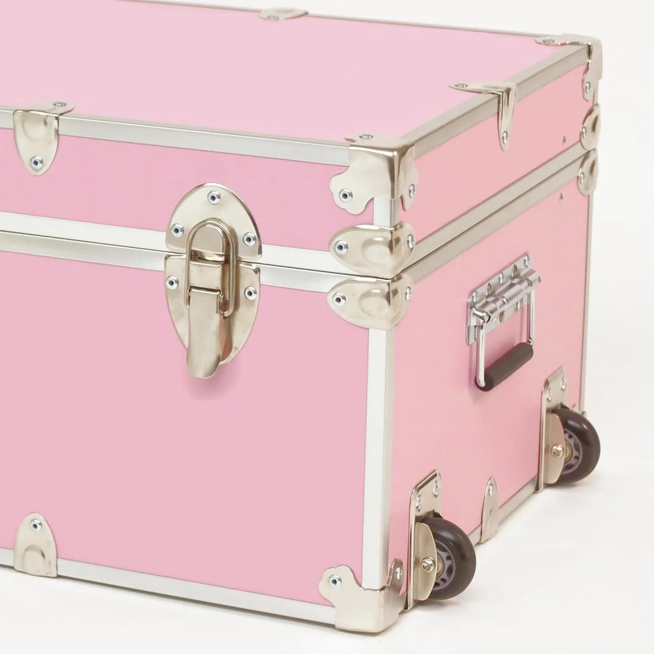 Rhino Trunk & Case Essential College Trunk with Wheels – Secure Dorm Storage Chest - Ideal Footlocker for Students – Strong Trunks with 1000+ Pounds Sitting Capacity 32