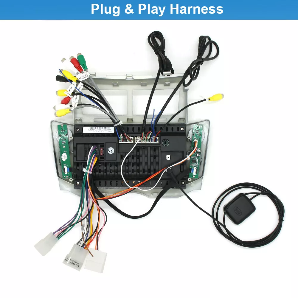 Car Stereo Player Carplay Radio GPS Navigation For Toyota Yaris 2005-2012