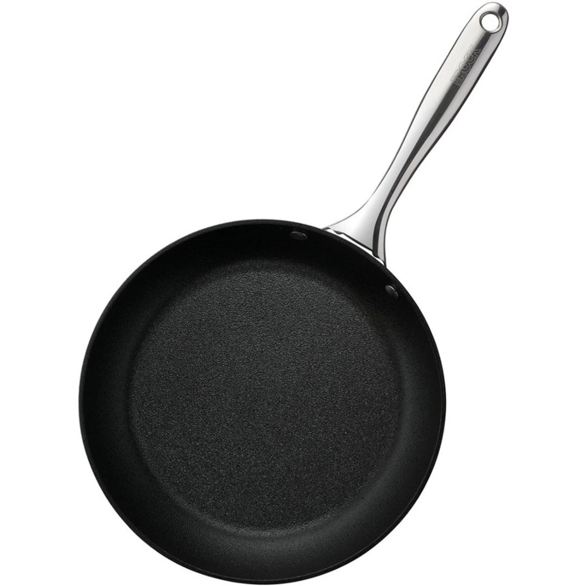 THE ROCK by Starfrit 11 in. Forged Aluminum Diamond Fry Pan Black (034722-004-0000) SRFT034722