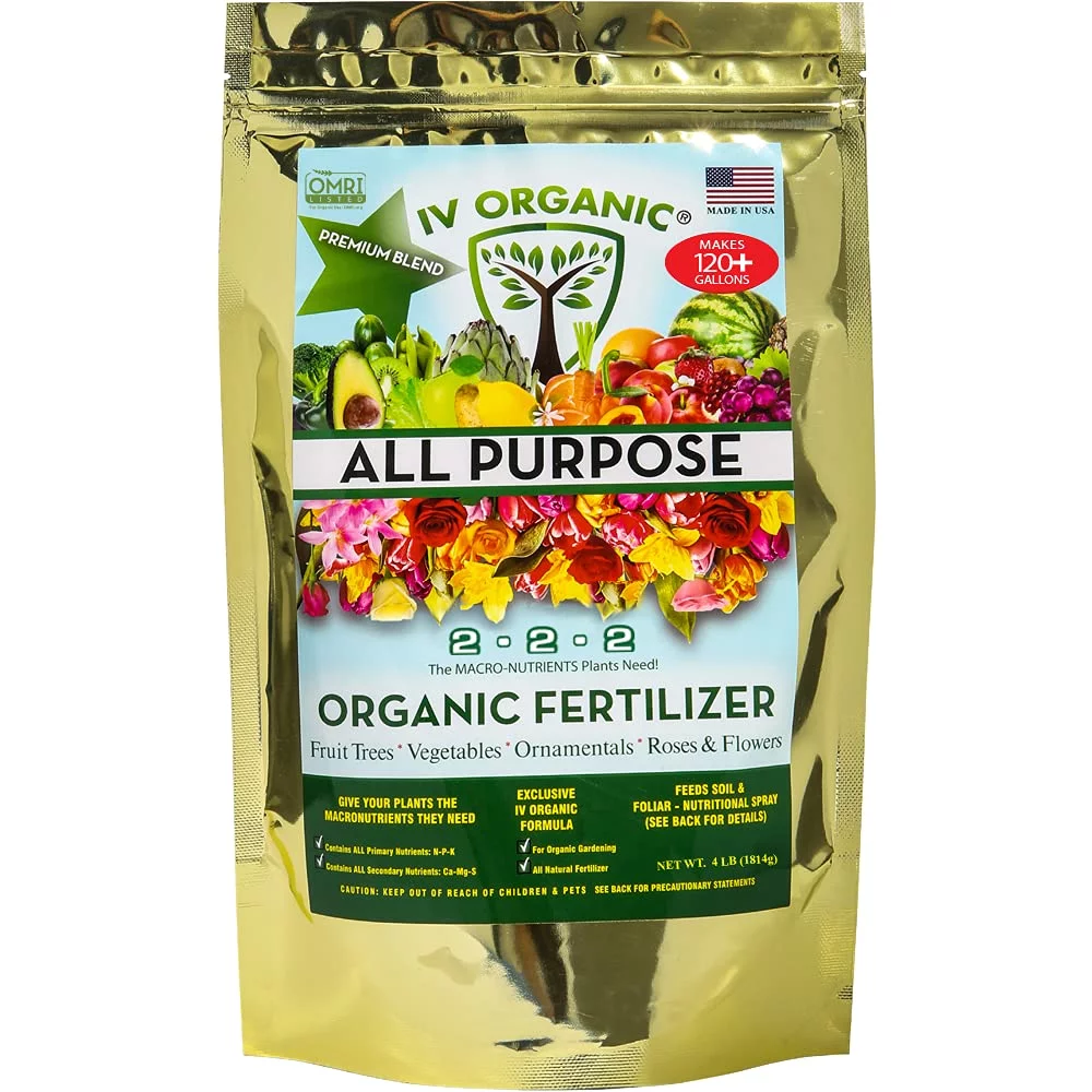 IV Organic All Purpose | Premium Blend Fertilizer (4 lbs)
