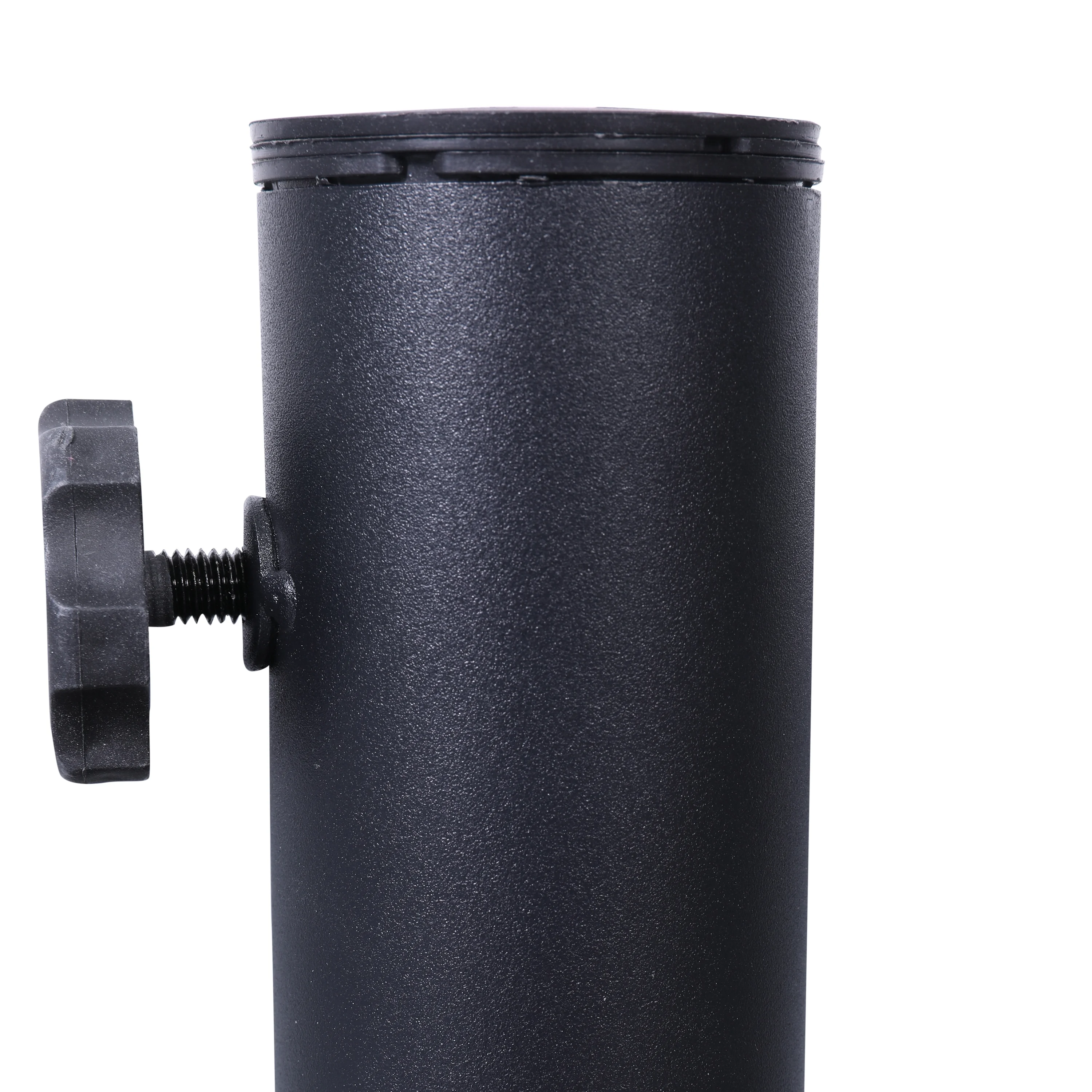 Flash Furniture Universal Bronze Cement Patio Umbrella Base with Sunburst Patterned Weatherproof Plastic Polymer Coating - 19.25