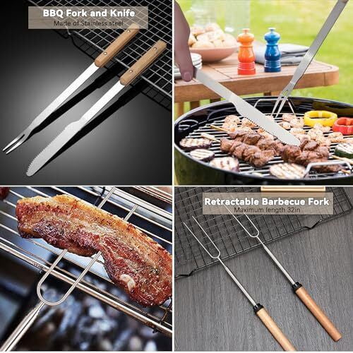 Camping Silicone Kitchen Utensils Cooking Equipment Brown Cooking Set 15pcs