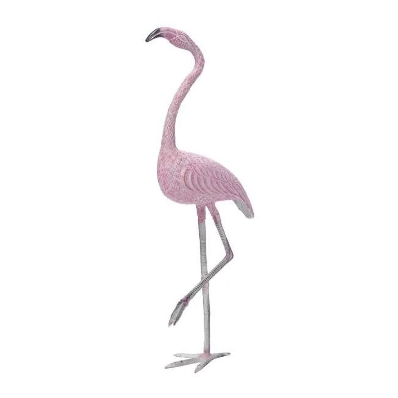 American Flamingo Statue - Pink and White Cast Alum