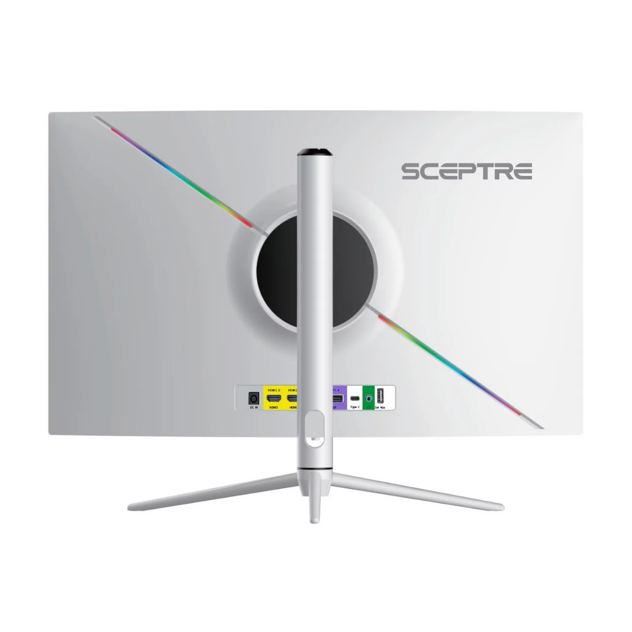 Sceptre 27-Inch Curved Nebula Series 16:9 2560x1440 Gaming Monitor (White)