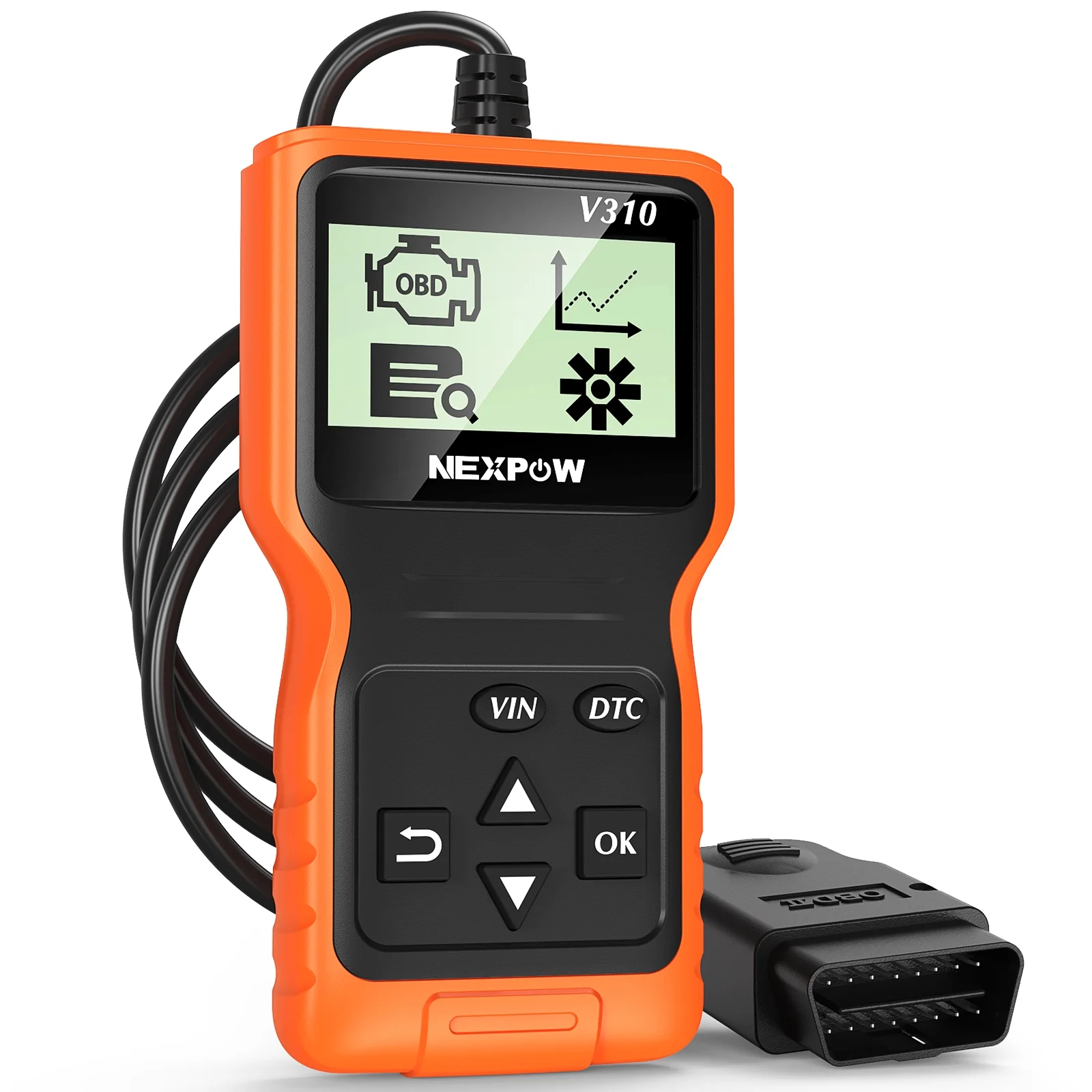 Nexpow OBD2 Scanner, Code Reader Engine Fault Scanner, CAN Diagnostic Scan Tool for All OBD II Protocol Cars since 1996