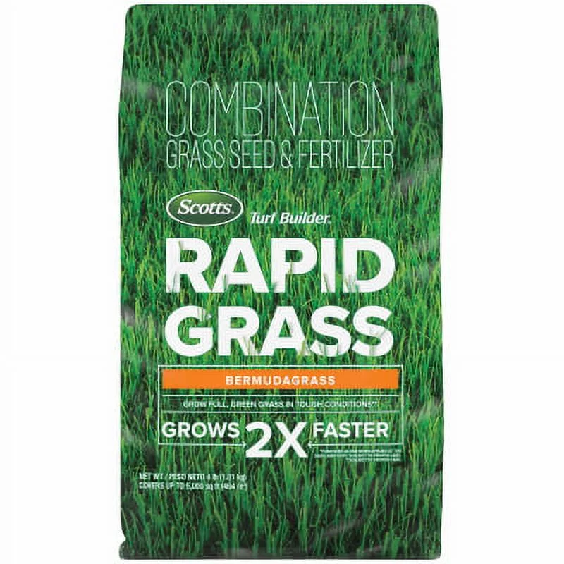 4 lb. Scotts Turf Builder Rapid Grass Bermudagrass. Coverage up to 50, Each