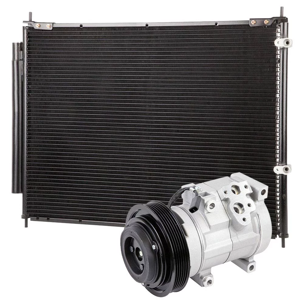 For Honda Ridgeline 2007 2008 AC Compressor w/ A/C Condenser & Drier - Buyautoparts