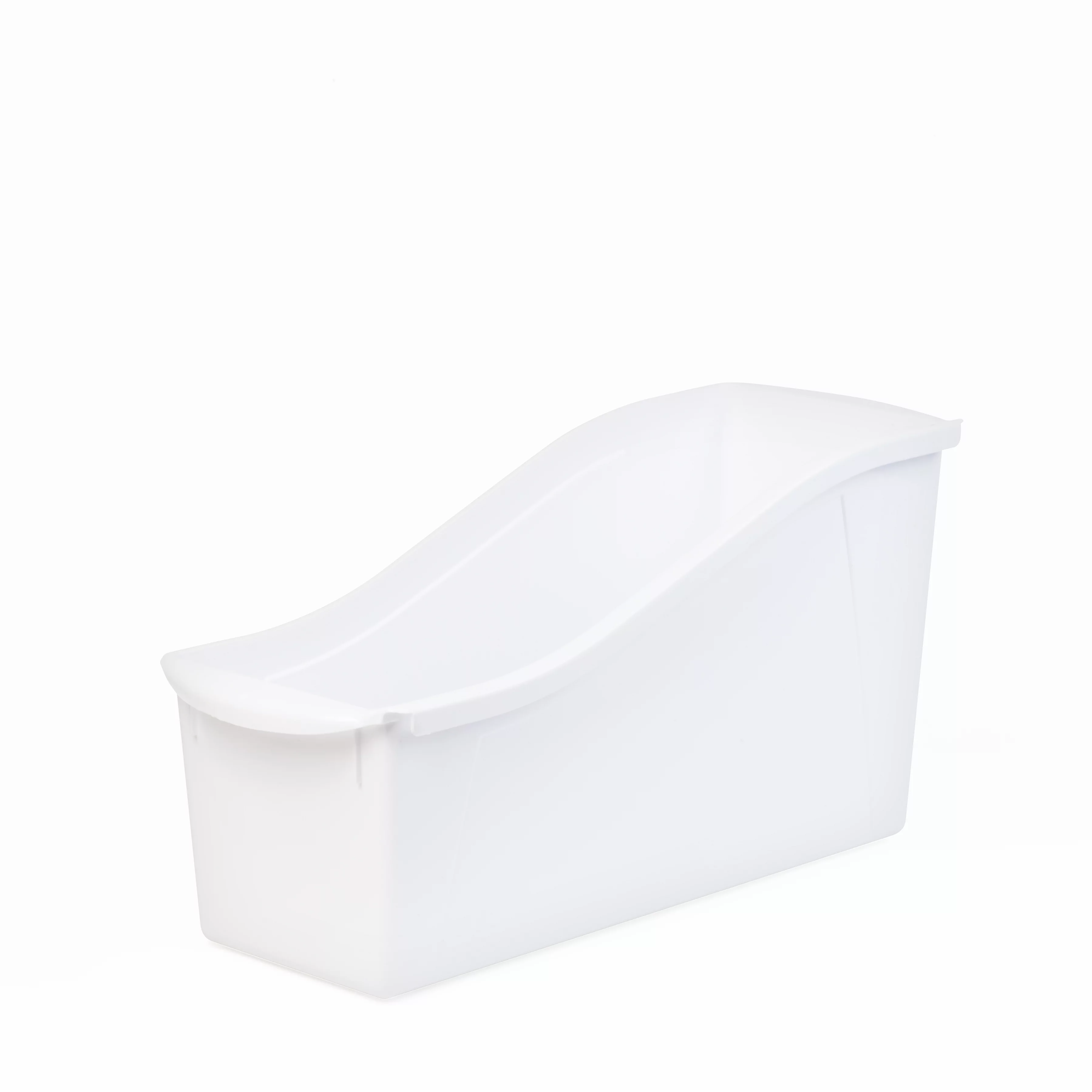 Pen+Gear Plastic Desktop Book Organizer Bin, Arctic White, 6-Pack