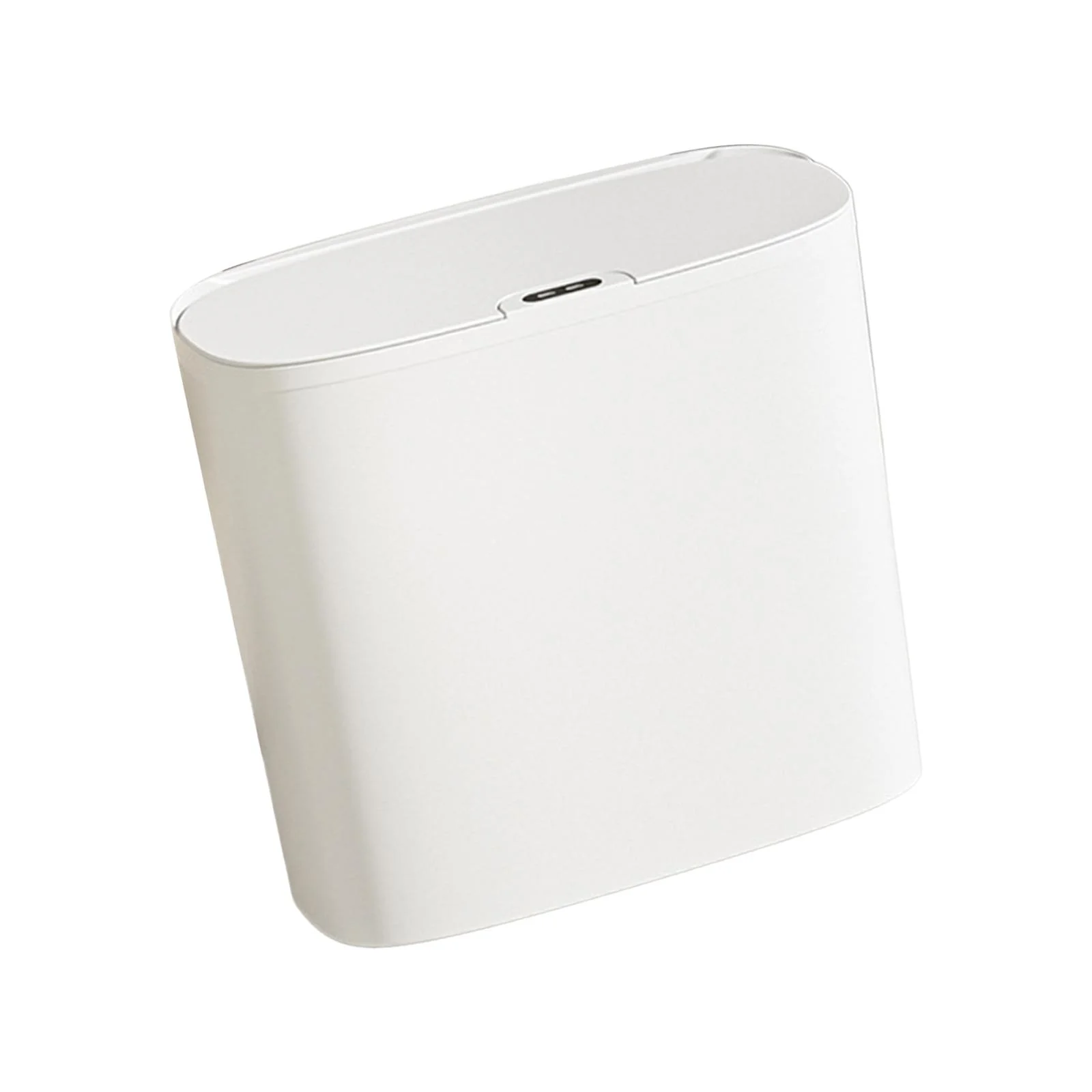 Hanging Kitchen Trash Can Waste Bin RV Bathroom with Cover Wall Mounted Waste Bin Durable Compost Bucket under Sink Trash Bin White