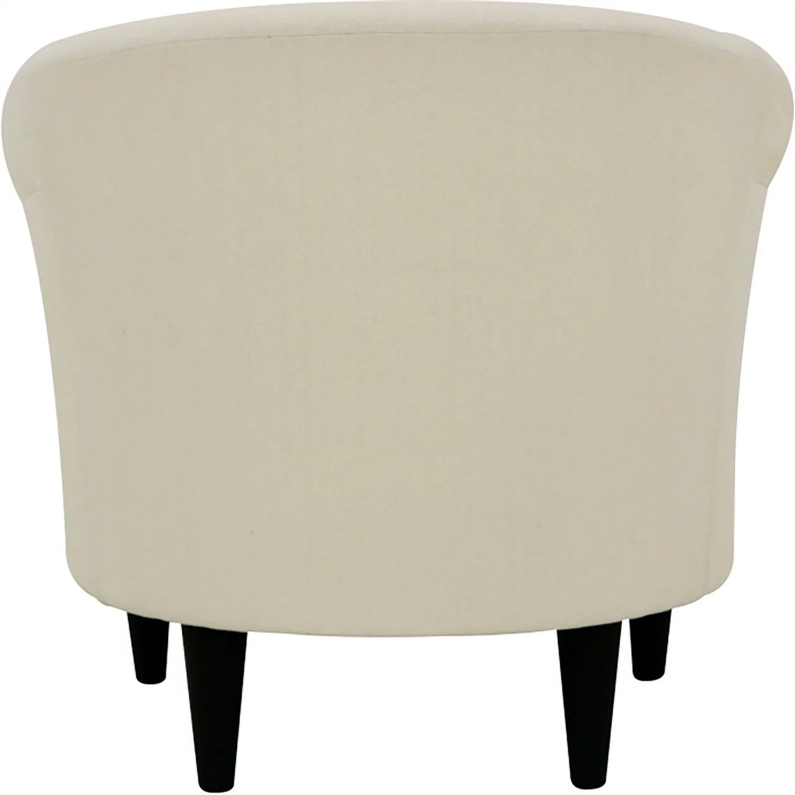 Fox Hill Trading Nikole Traditional Polyester Fabric Chair in Off White