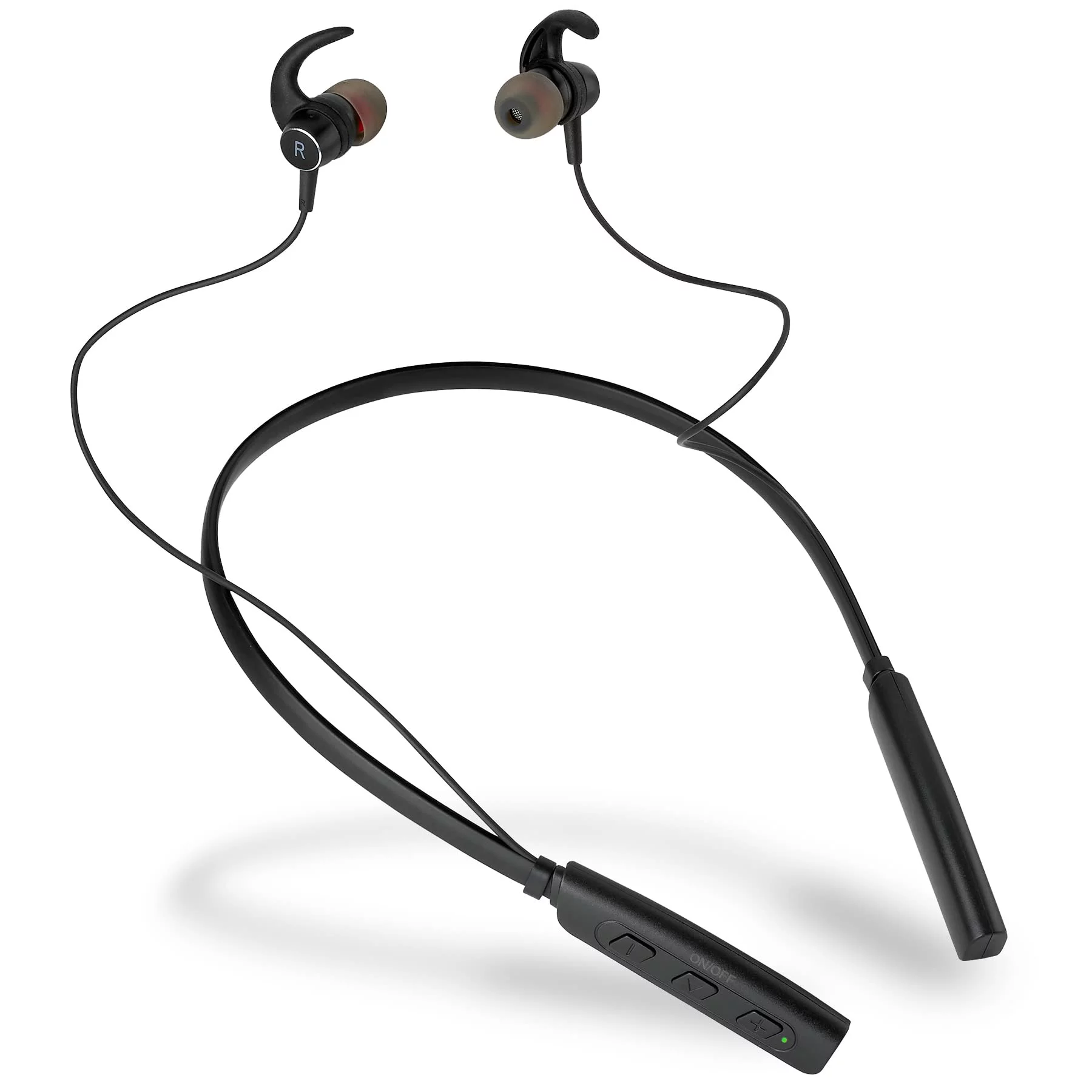 Rechargeable Hearing Amplifier - Wireless Hands-Free Neckband, Black by MEDca