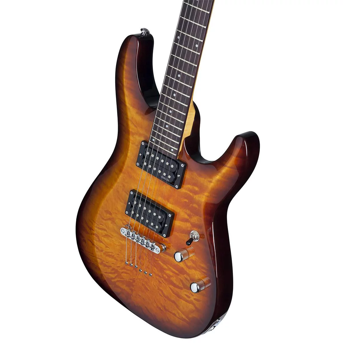 Schecter C-6 Plus VSB Solid-Body Electric Guitar, VSB