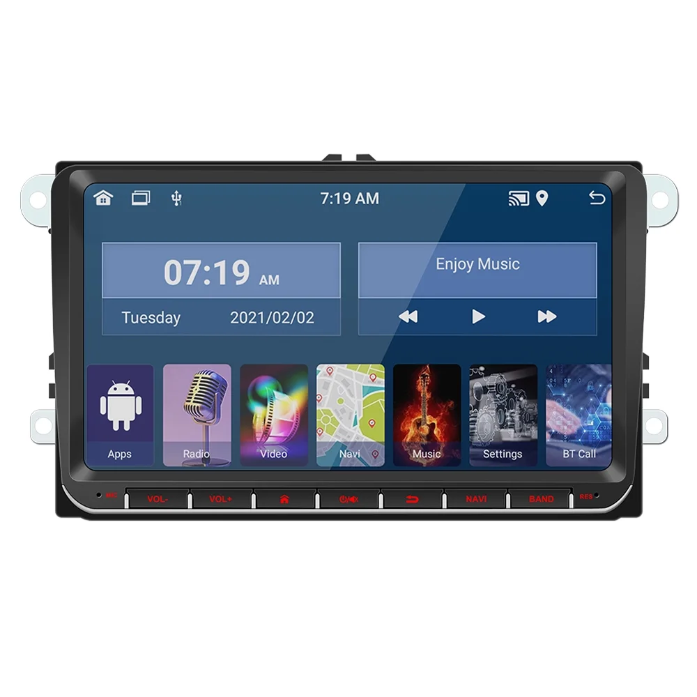 Dazzduo Car Player,Android Auto Support Auto Support Wifi Bt Link/reverse Wheel Ips ScreenCar Stereo12 Car StereoRadio With Inch Ips Screen With 9 Inch Radio With 9 StereoRadio