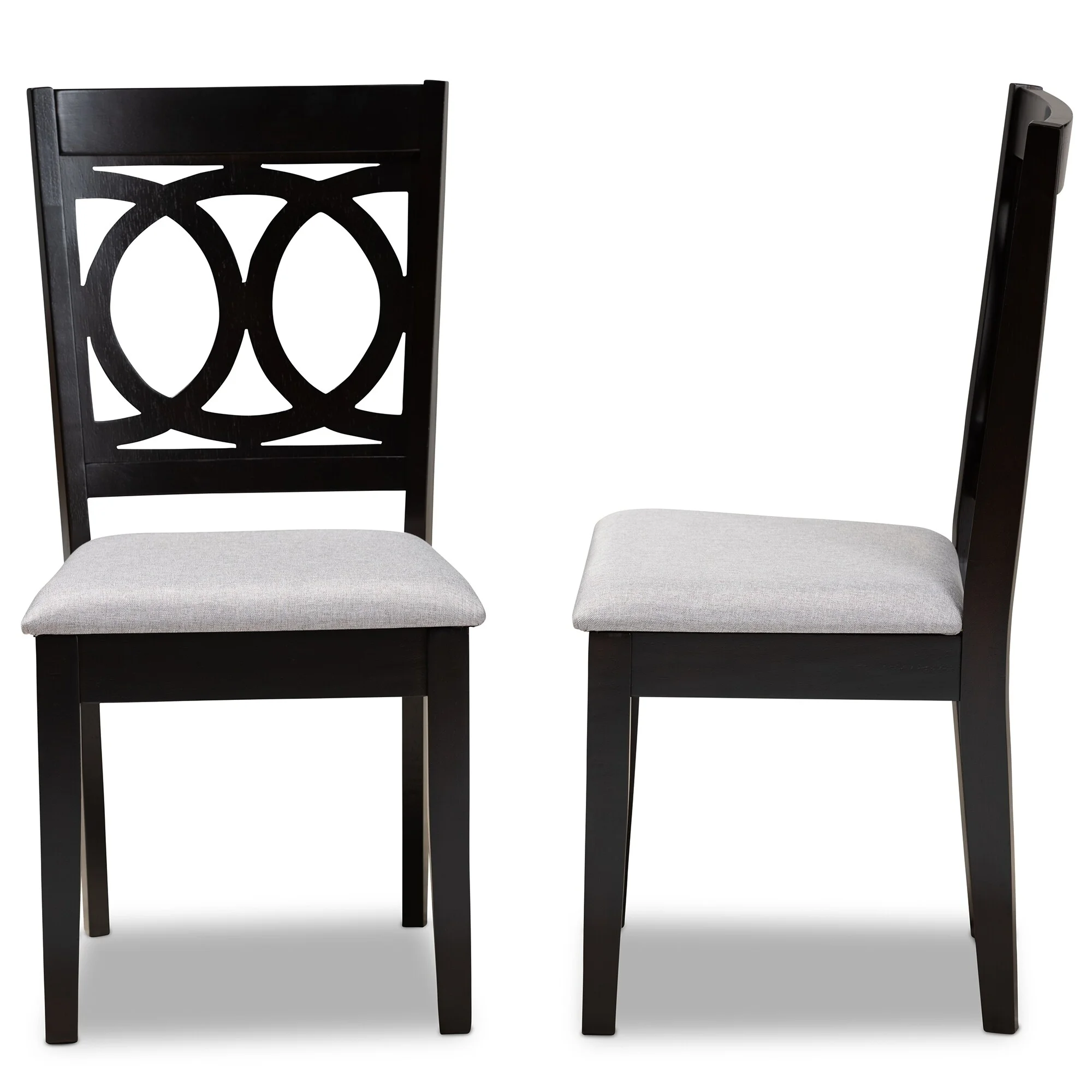Copper Grove  Taizz Modern Upholstered 2-piece Dining Chair Set Grey