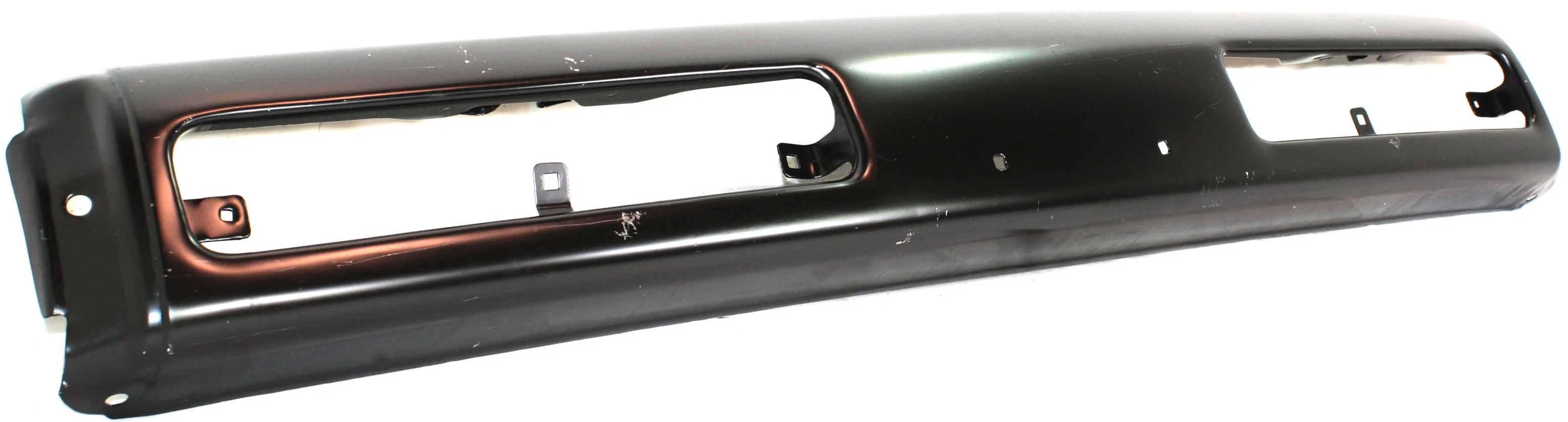 Replacement 730 Bumper Compatible with 1993-1994 Nissan D21 1995 Pickup Front Standard Cab Extended Painted Black