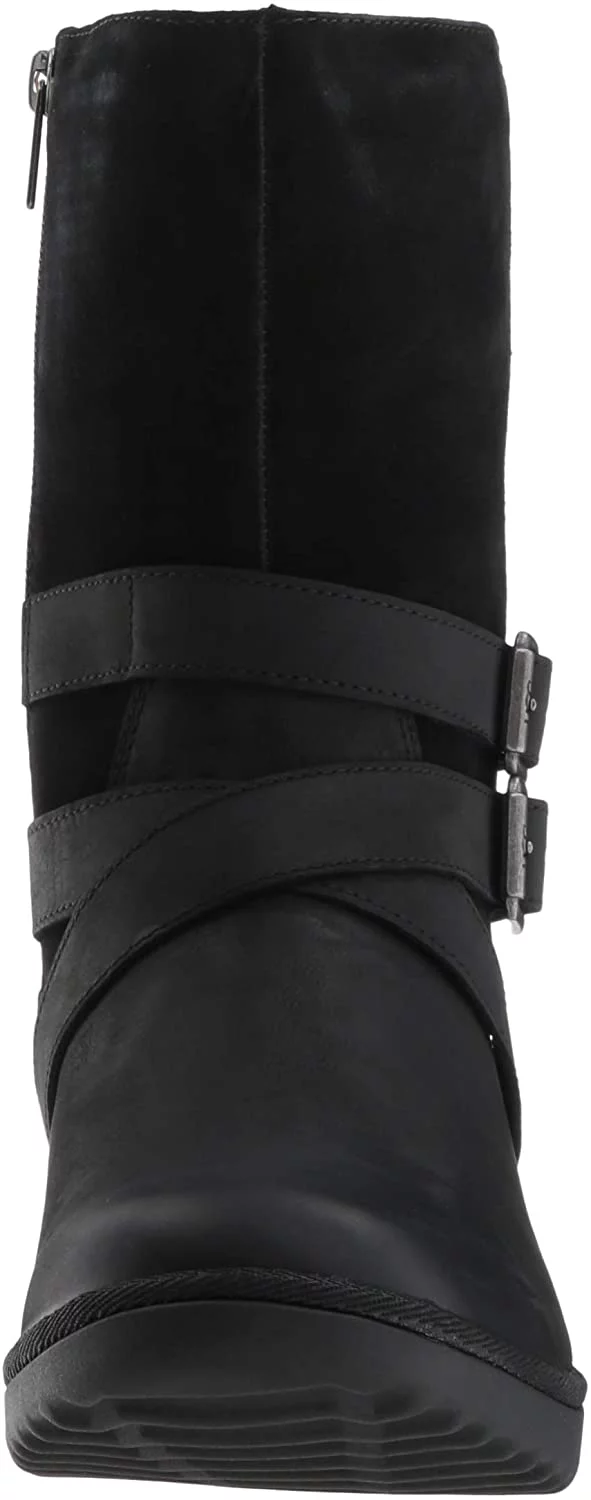 UGG Katelyn Leather Tall Block Brown Riding Boots 8M