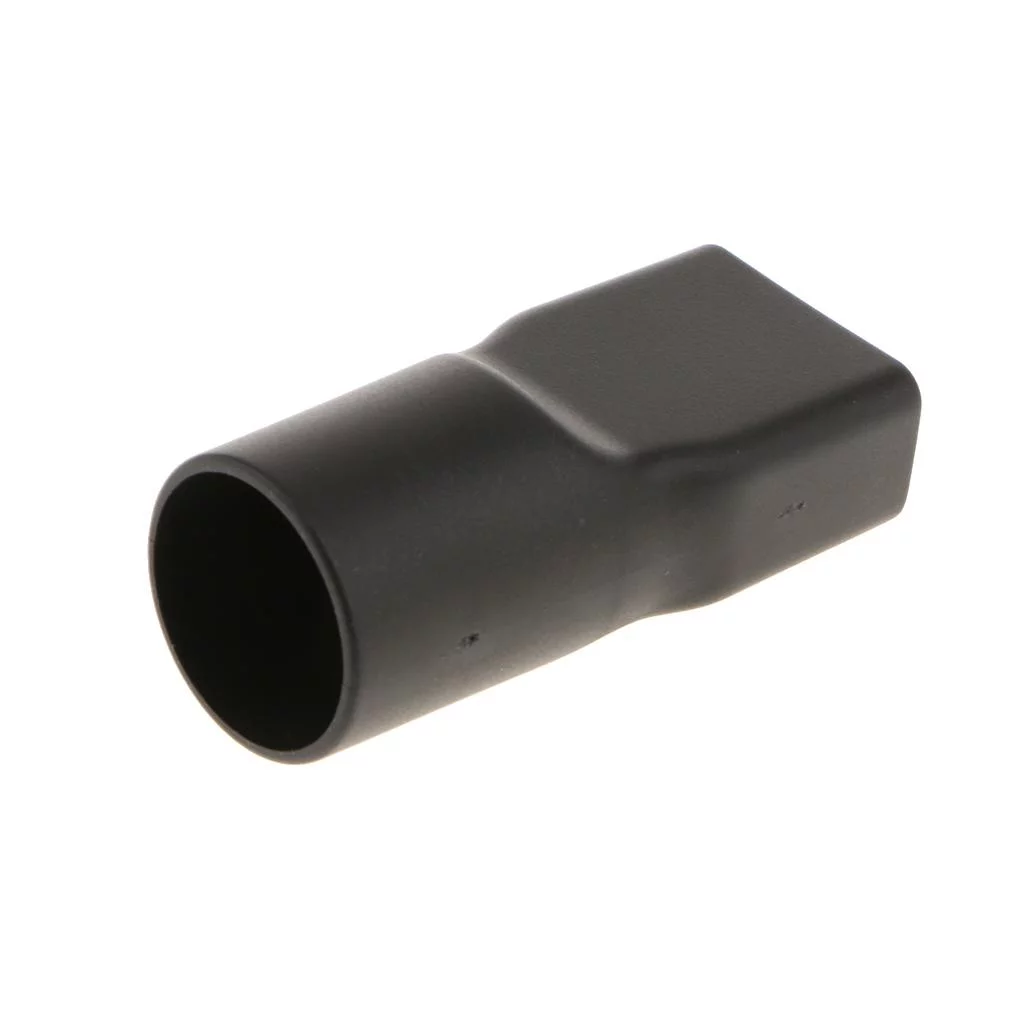 Pack Of 4 32mm Round To Flat Neck Vacuum Cleaner Hose Tube Adapter Converter Black