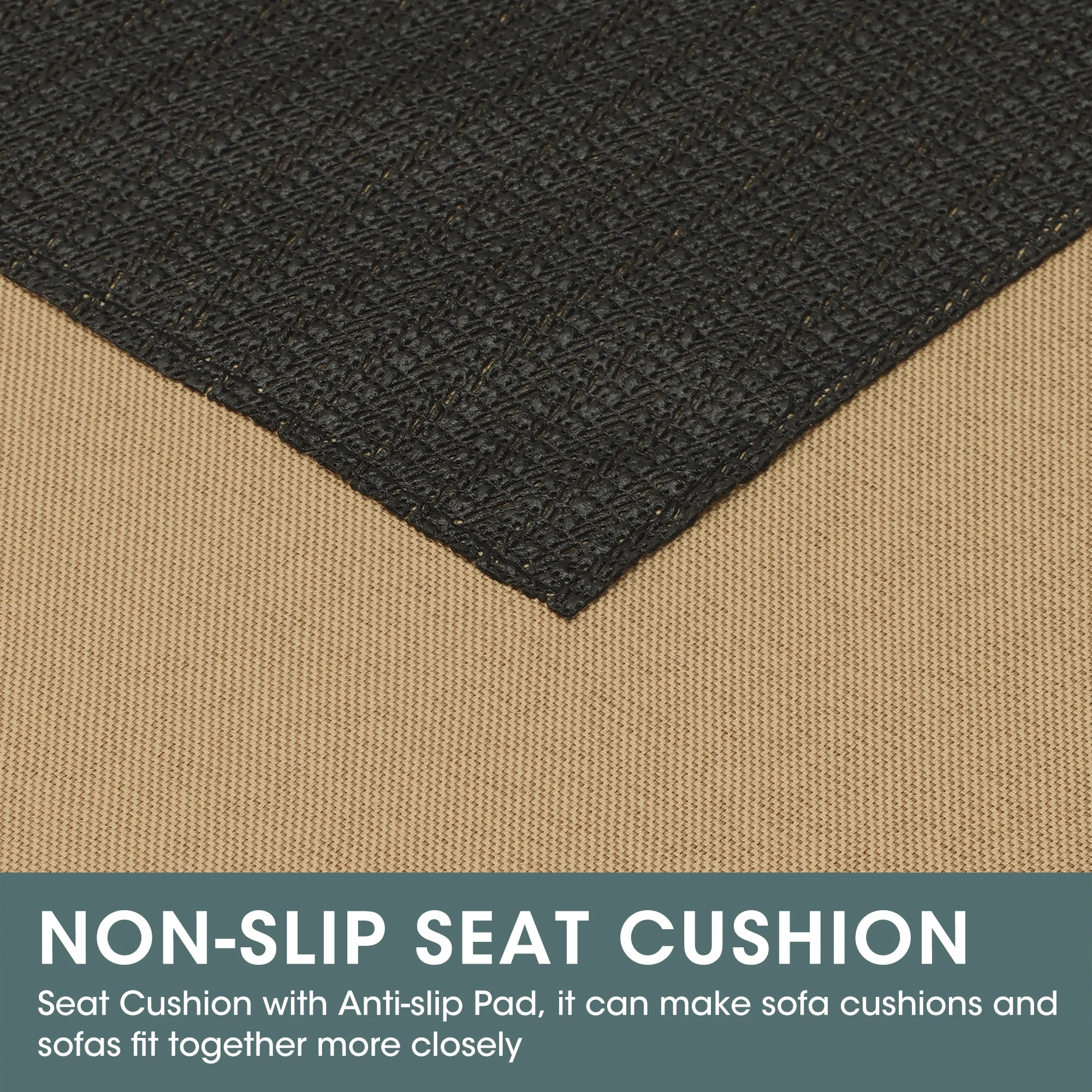 Royalcraft Outdoor Patio Furniture Set,7 Pieces Outdoor Sectional Wicker Sofa PE Rattan Conversation Sets with Non-slip Cushions,Aluminum Frame,Grey