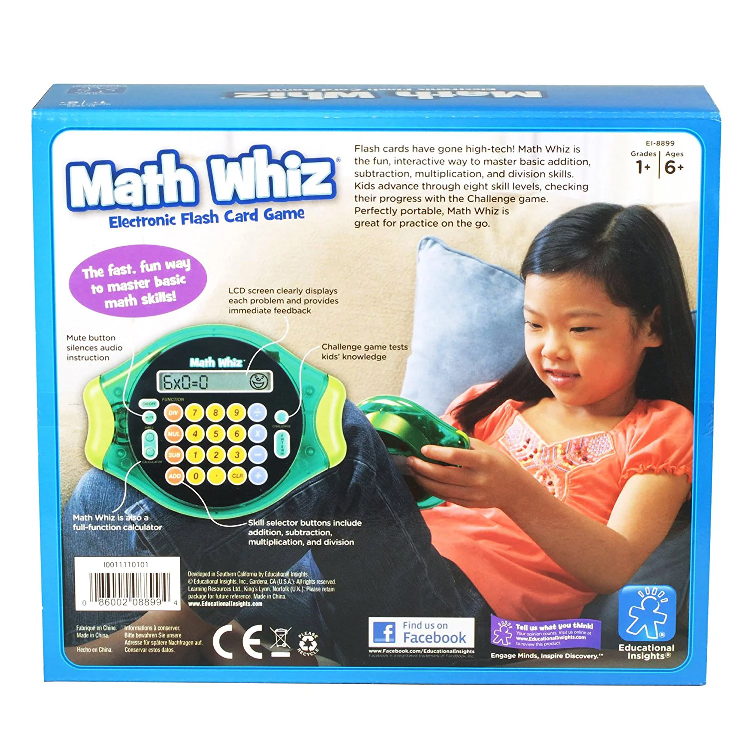 Educational Insights Math Whiz Electronic Mathematics Game