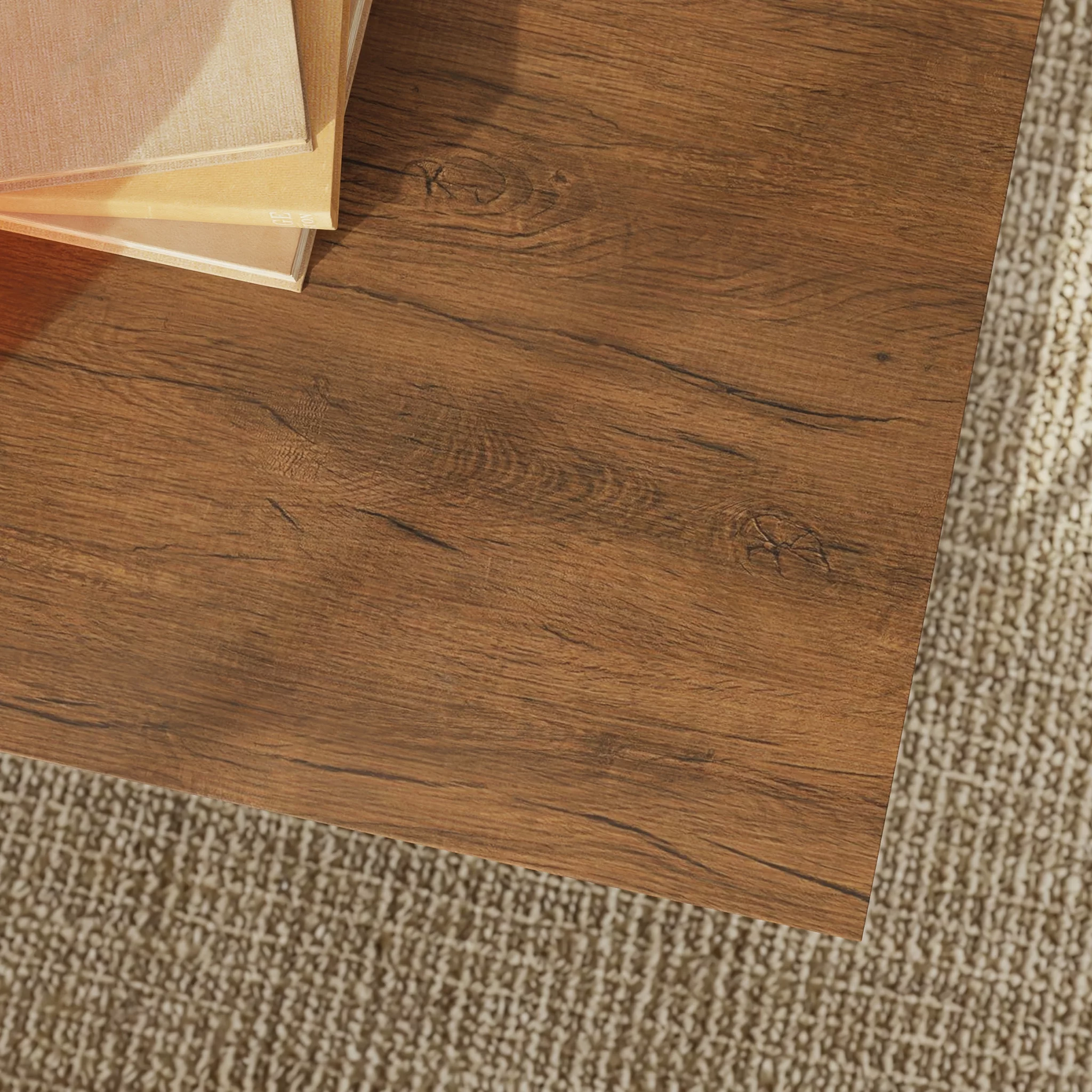 Sauder Iron City Industrial Pipe Lift-Top Coffee Table, Checked Oak Finish