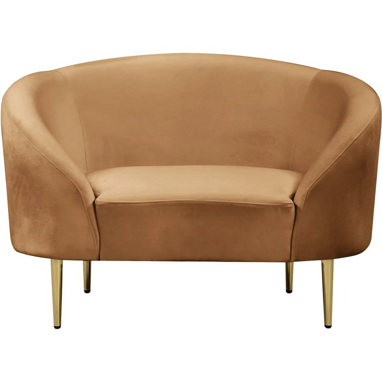 Meridian Furniture Ritz Saddle Velvet Chair