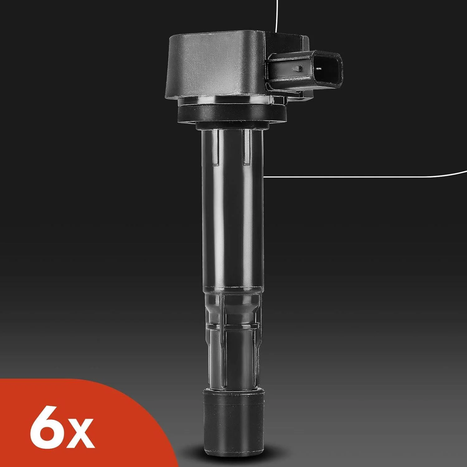 A-Premium Set of 6 Ignition Coil Pack and Iridium Spark Plugs Compatible with Honda Pilot Ridgeline 2006-2008 & Acura MDX 2003-2006 & Saturn Vue 2004-2007, V6 3.5L