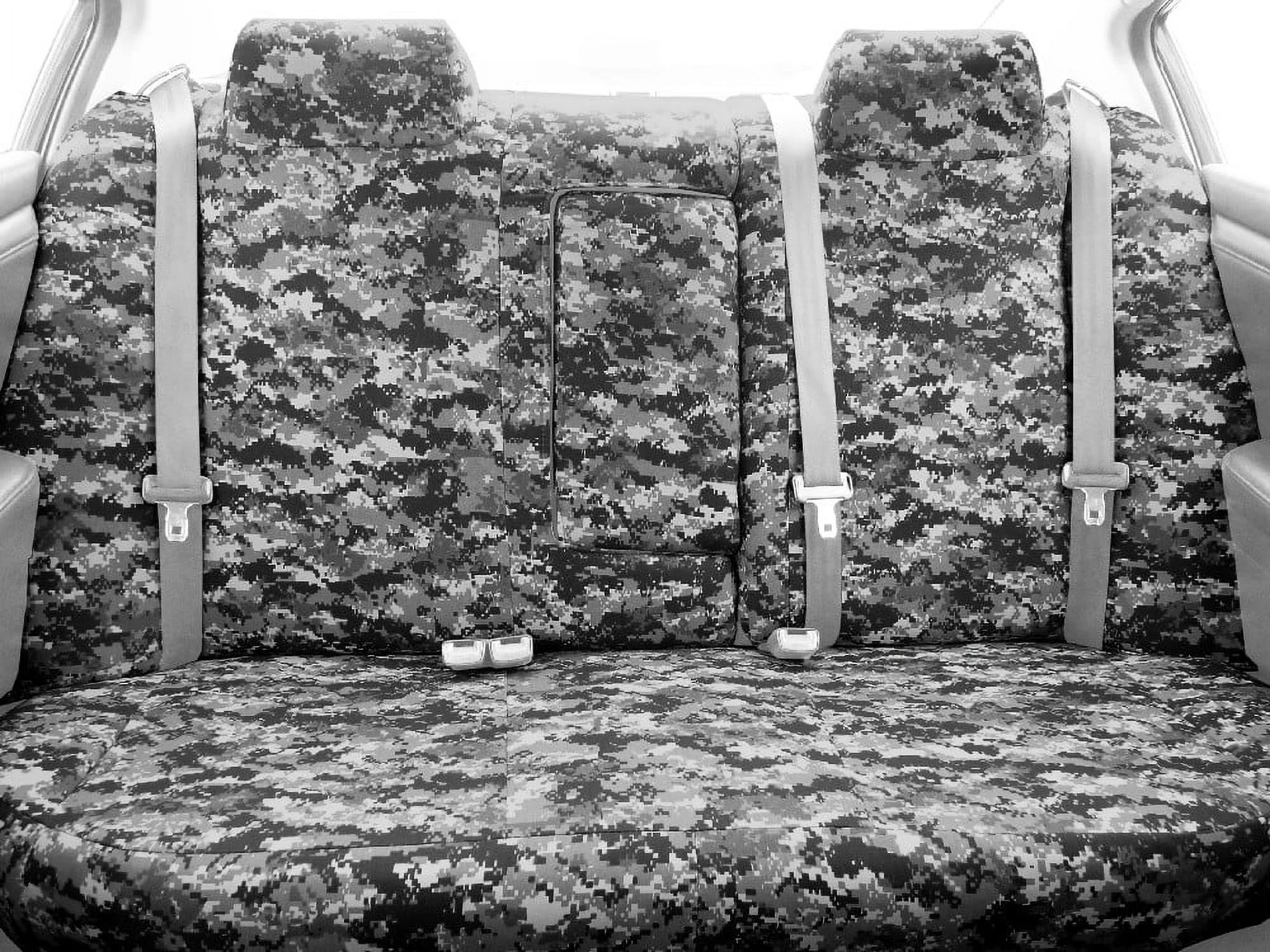 2013-2018 Jeep Wrangler|Jeep Wrangler JK Rear Row 40/60 Split Bench Urban Insert and Trim Camouflage Custom Seat Cover