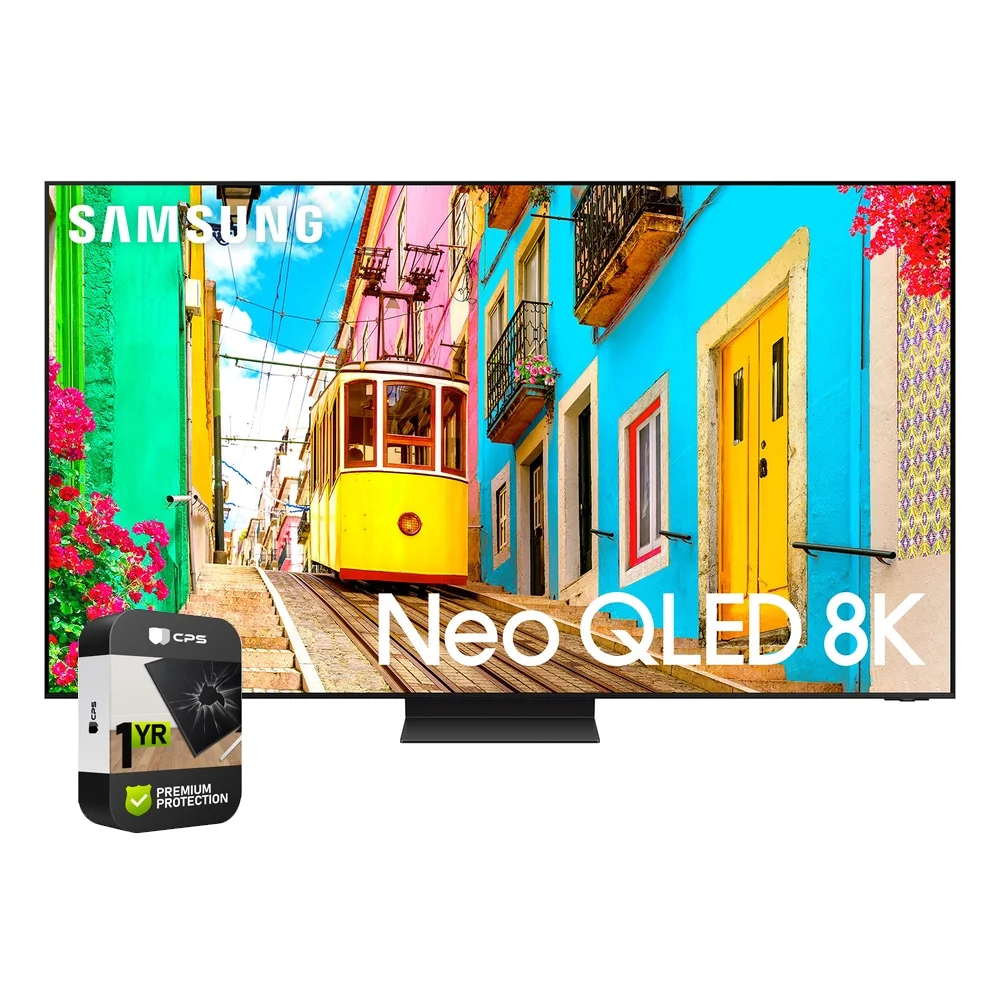 Samsung QN65QN800DFXZA 65 Inch Neo QLED 8K Smart TV 2024 Bundle with 1 YR CPS Enhanced Protection Pack