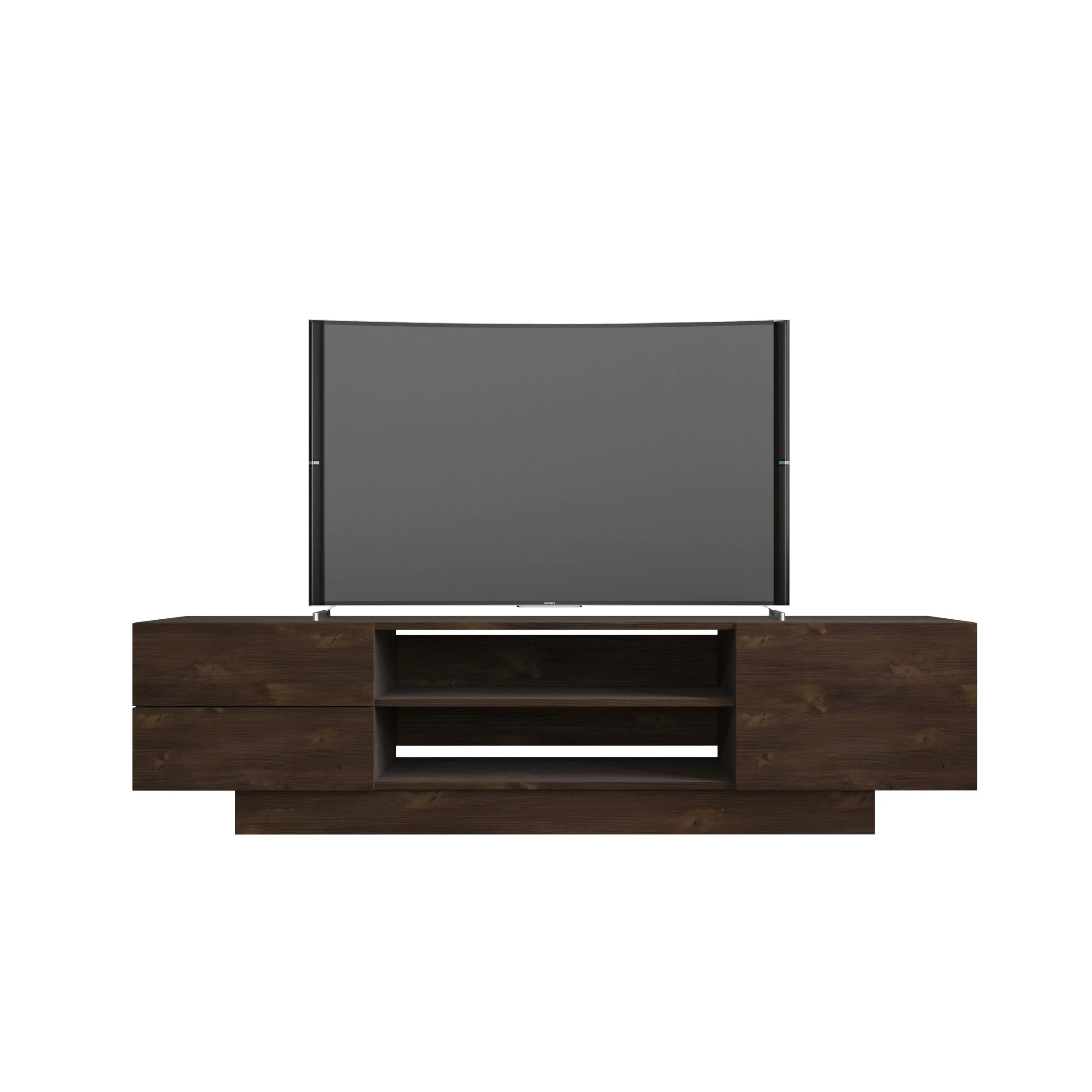 Nexera Morello 72-inch TV Stand, Truffle