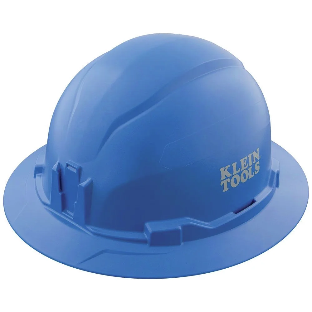 Klein Tools 60249 Full Brim Style Non-Vented Hard Hat - Blue