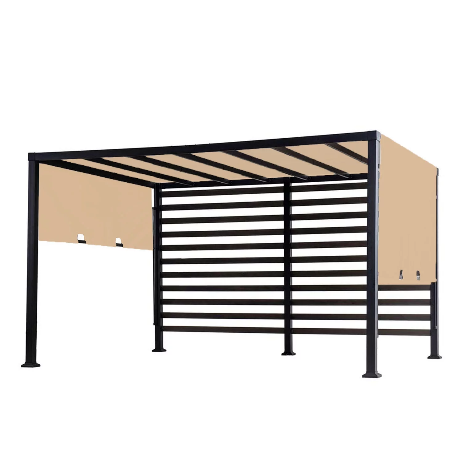 Garden Winds Replacement Canopy Top Cover Compatible with The Sandy Pergola - Riplock 500