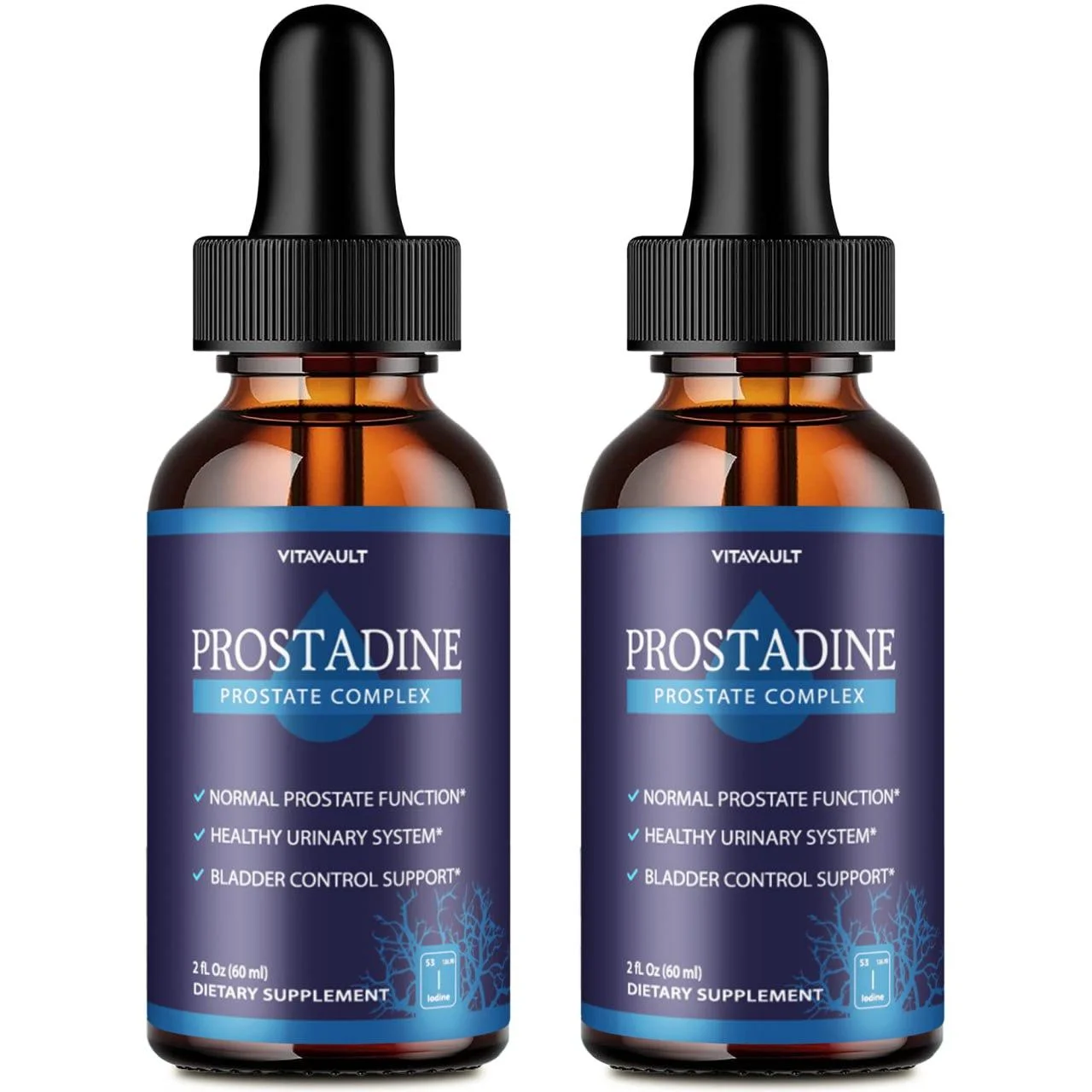 Prostadine, Potent Prostate Support Liquid Drops, Highly-Rated Prostadine for Overall Prostate Wellness, Easy-to-Use Dropper Form (2 Pack)