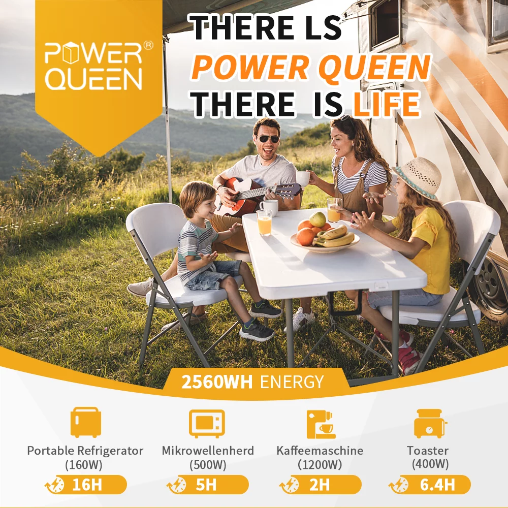 Power Queen 12V 200Ah Plus LiFePO4 Lithium Battery 200A BMS For Marine Camper