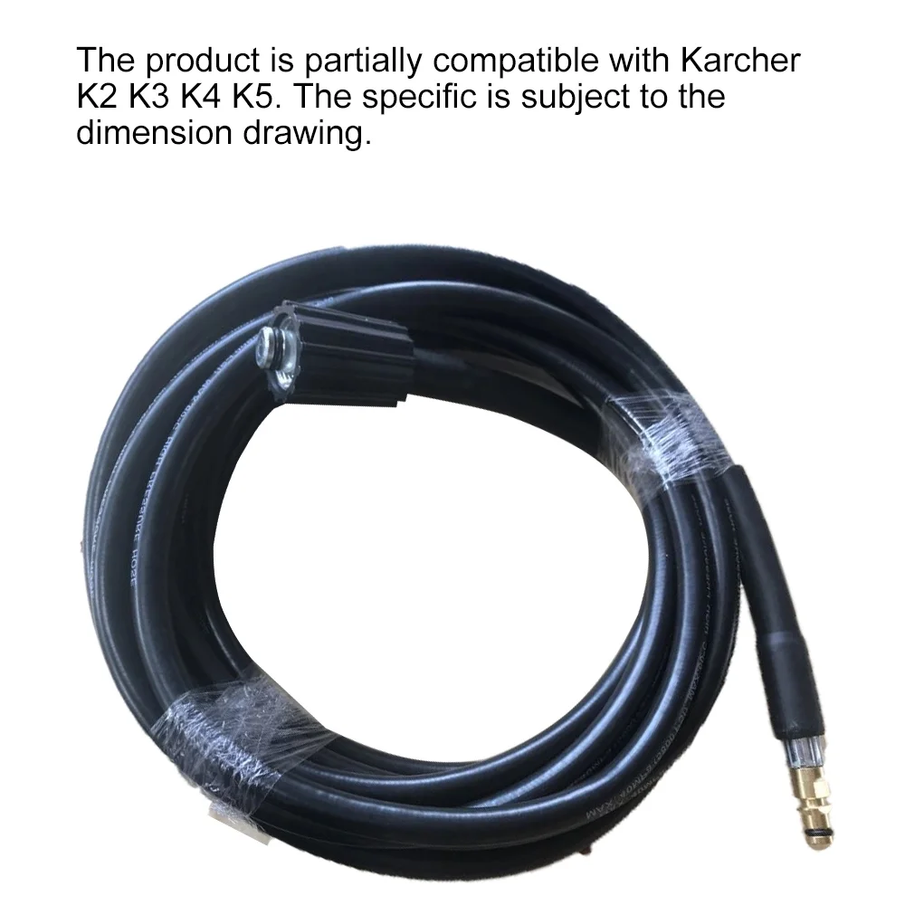Vistreck 6m/8m/10m High Pressure Water Cleaning Hose Partially Compatible with K2 K3 K4 K5 Garden Vehicle Tools