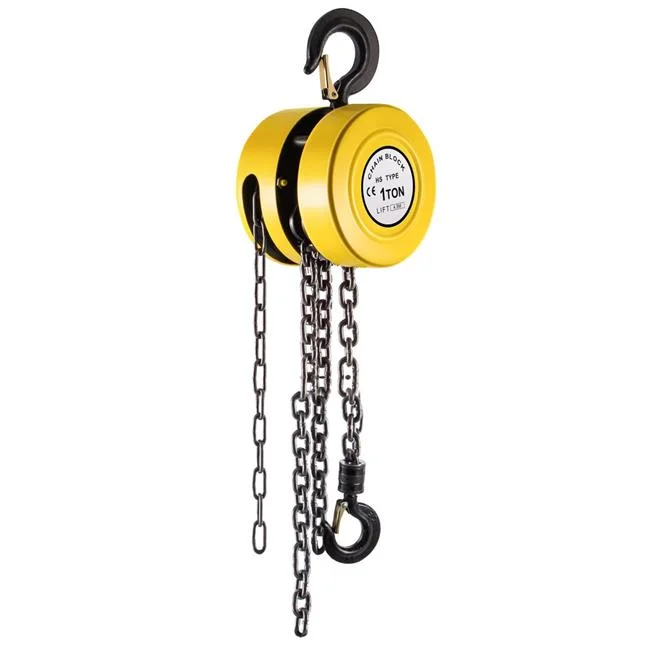 Vevor  2200 lbs Hand Chain Hoist, Yellow