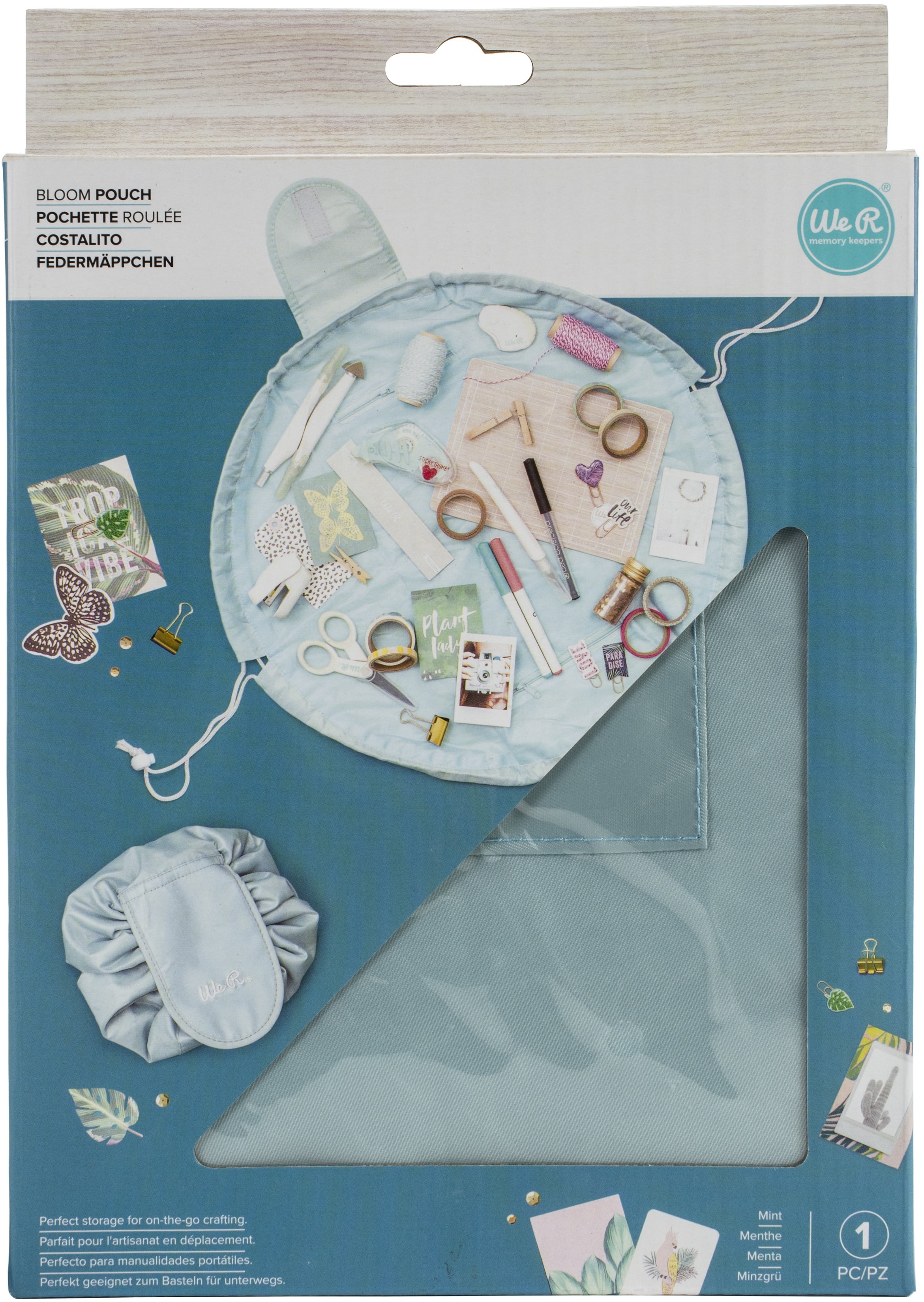 We R Memory Keepers Bloom Pouch-Mint