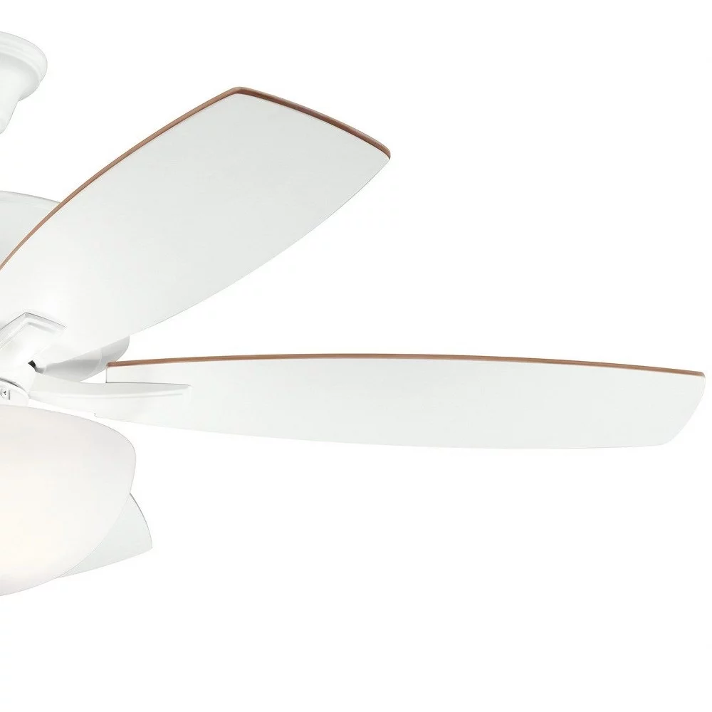 Ceiling Fan with Light Kit 20.75 inches Tall By 52 inches Wide-Brushed Nickel Finish Bailey Street Home 147-Bel-4187203