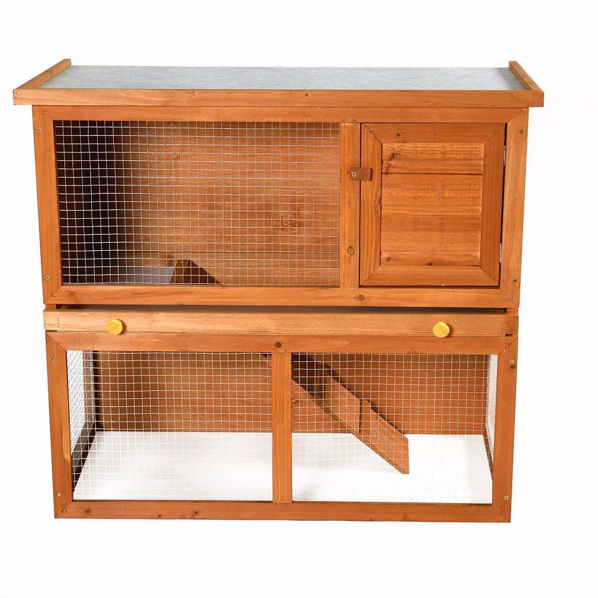 CB16189 35 in. Wooden Chicken Coop Hen House Rabbit Wood Hutch Poultry Cage Waterproof