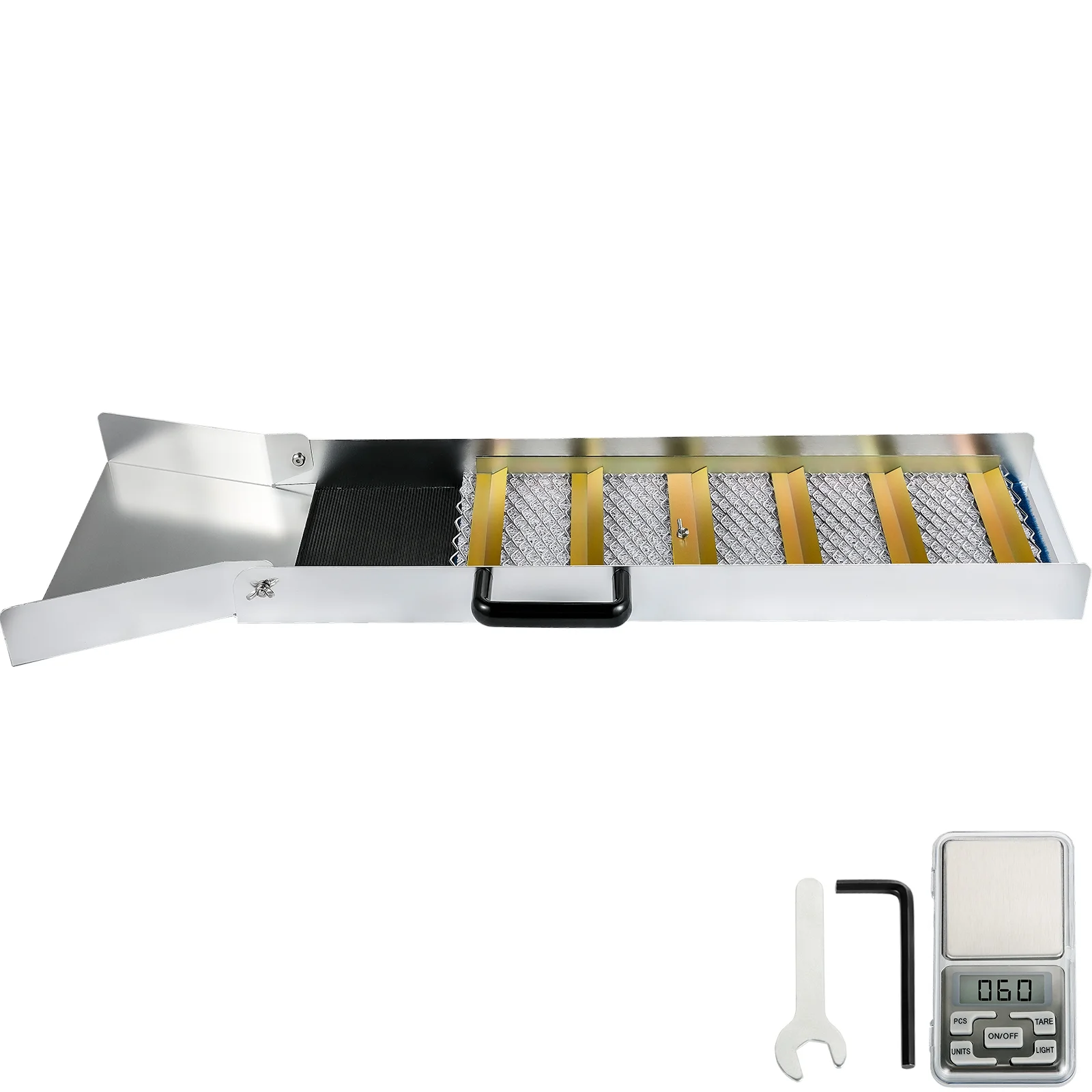 SKYSHALO Aluminum Alloy Sluice Box, Compact 36