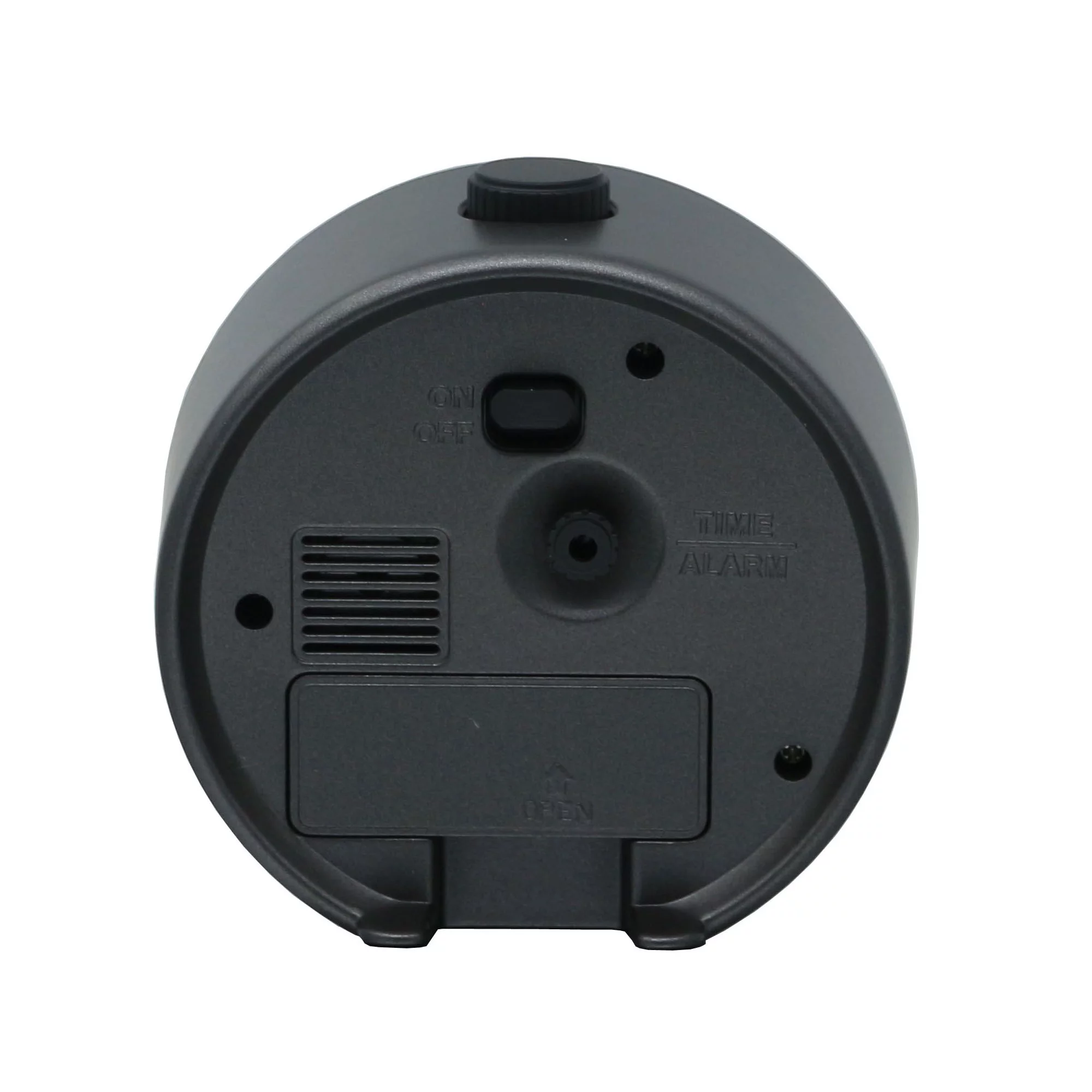 Seiko Mai Alarm Clock, Black, Analog, Quartz, QHE184KLH